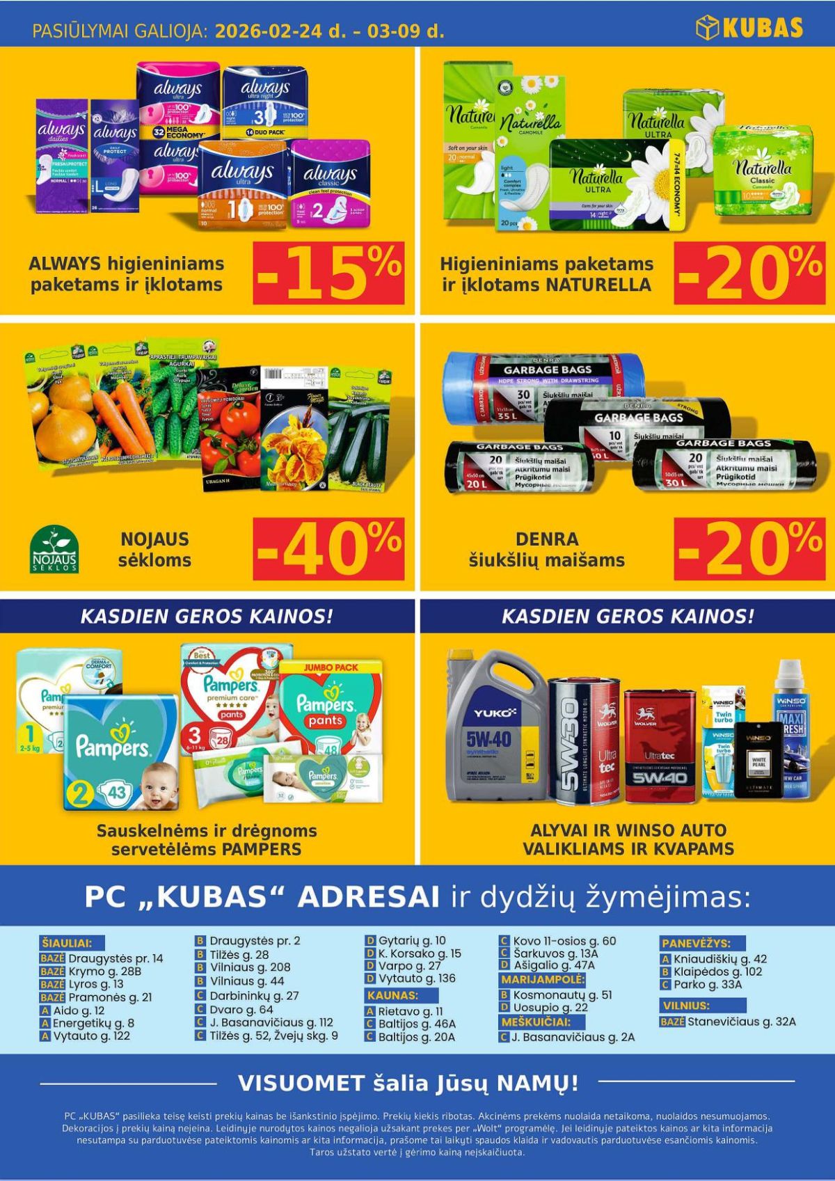 Naujas KUBAS leidinys nuo 2026.02.24 iki 2026.03.09