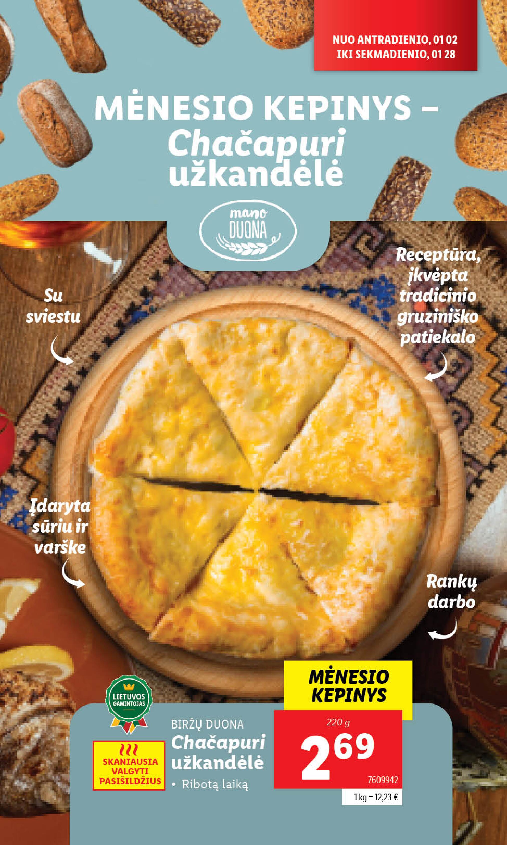 Naujausias LIDL kaininis katalogas 2024.01.15 - 2024.01.21