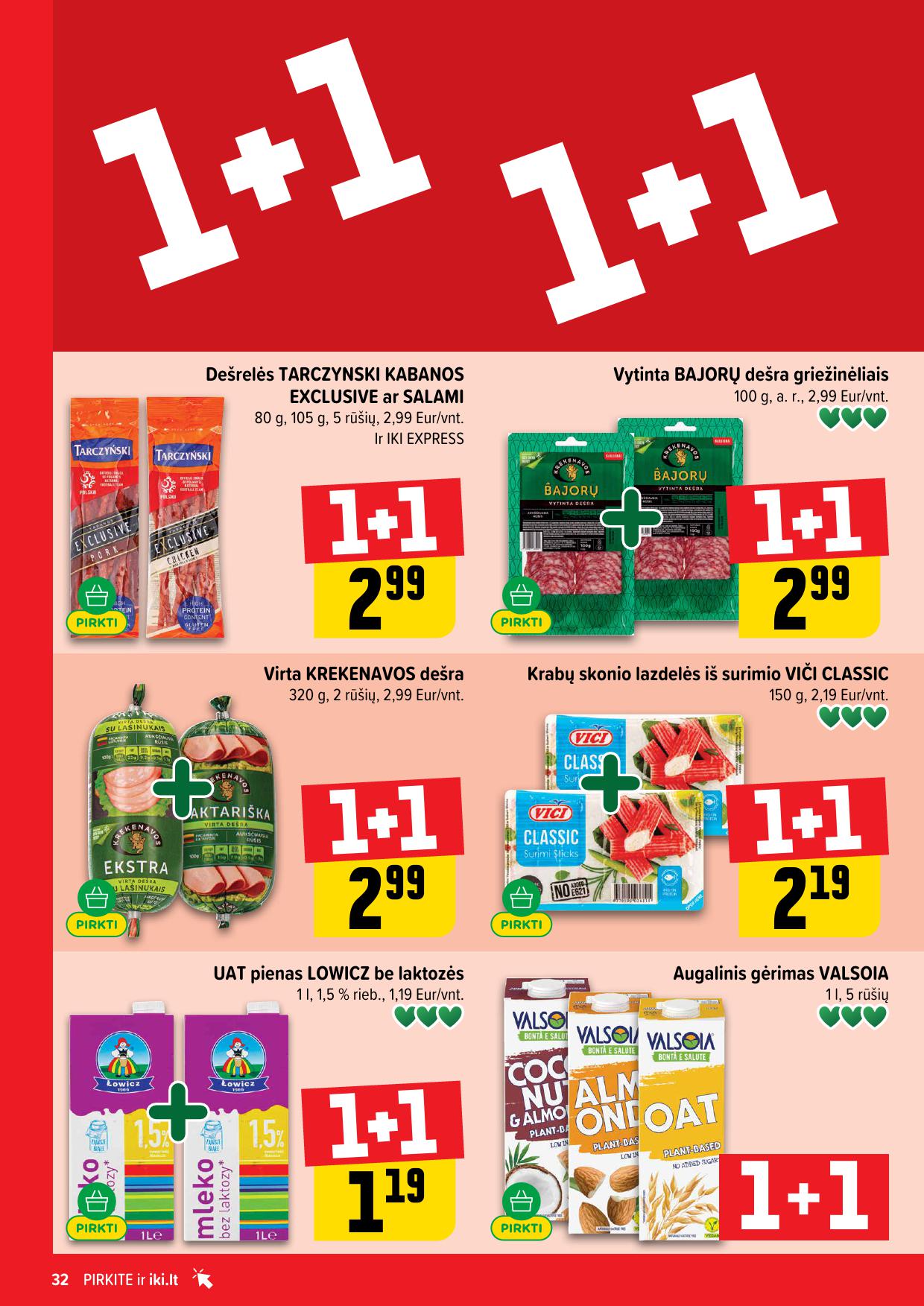 IKI SAVAITĖLĖ akcijų ir nuolaidų leidinys Nr.33 2026.08.10 - 2026.08.16