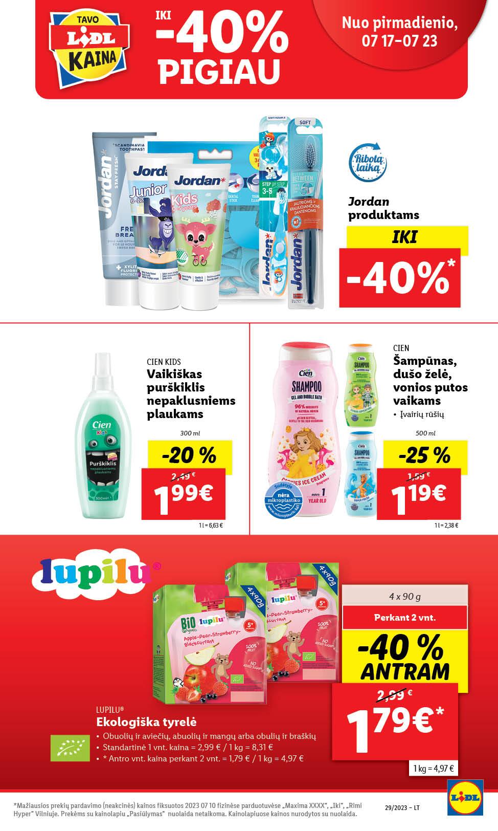 Naujausias LIDL kaininis katalogas 2023.07.17 - 2023.07.23