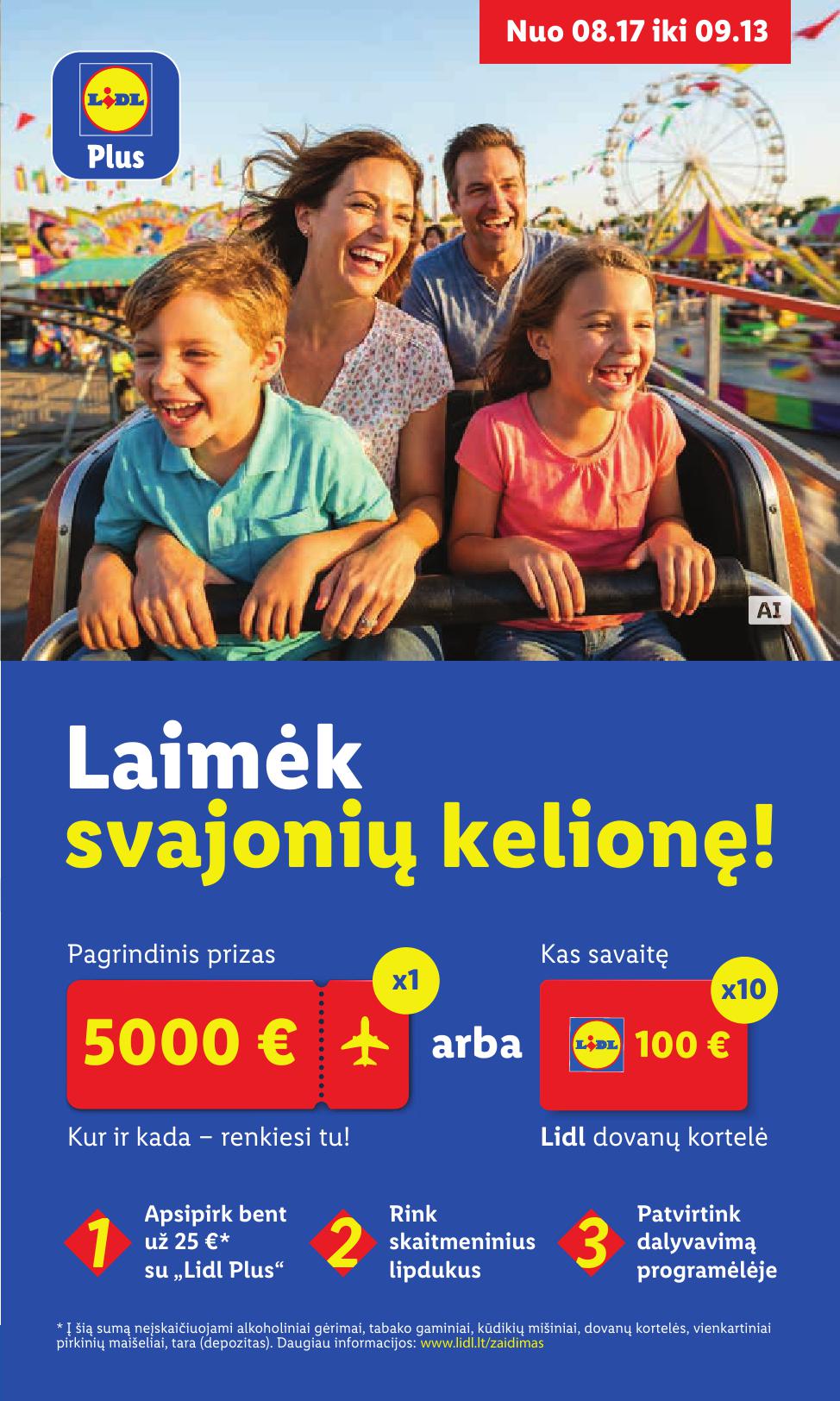 LIDL ne maisto prekių leidinys 2026.08.31 - 2026.09.06