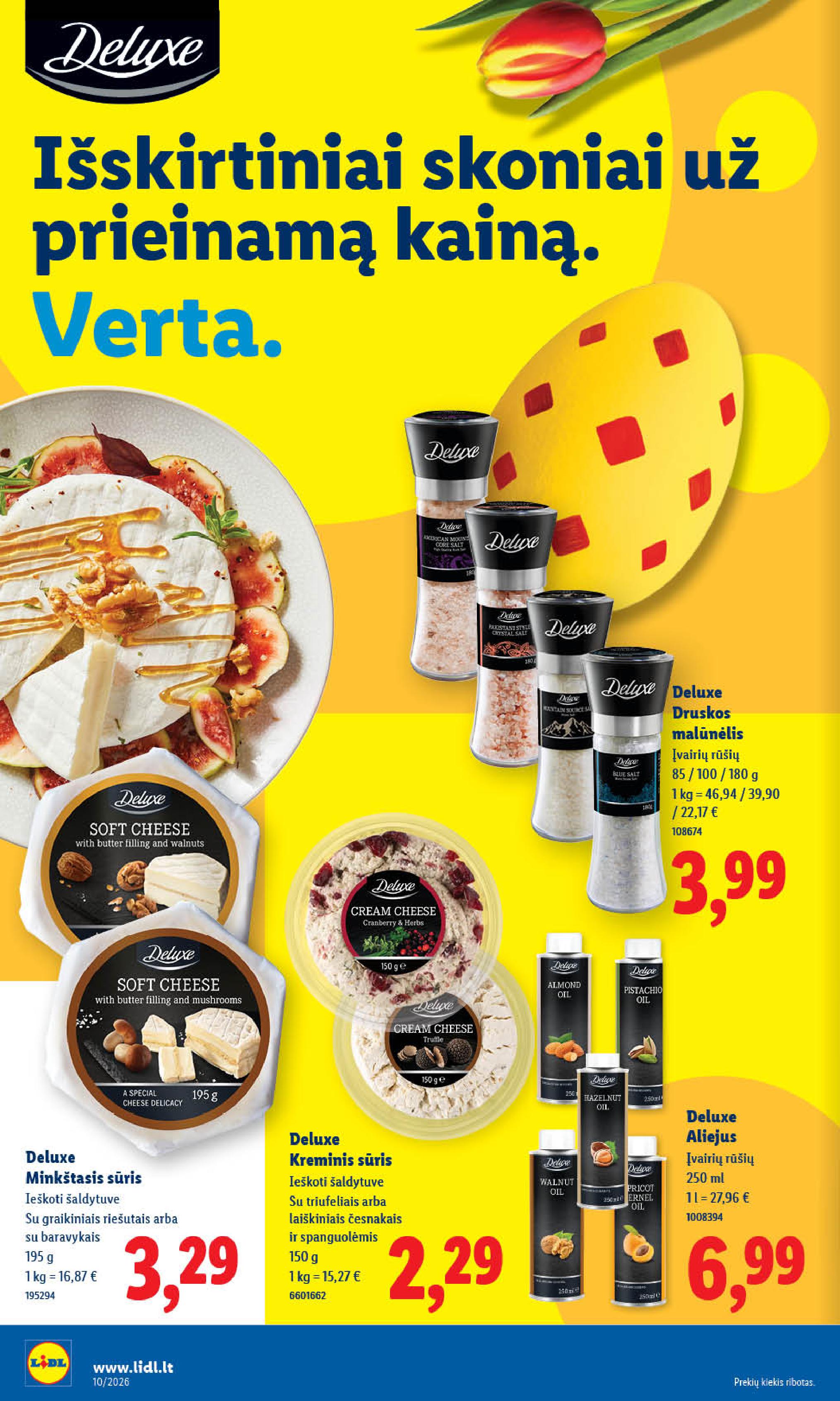 LIDL akcijų ir nuolaidų leidinys 2026.03.02 - 2026.03.08