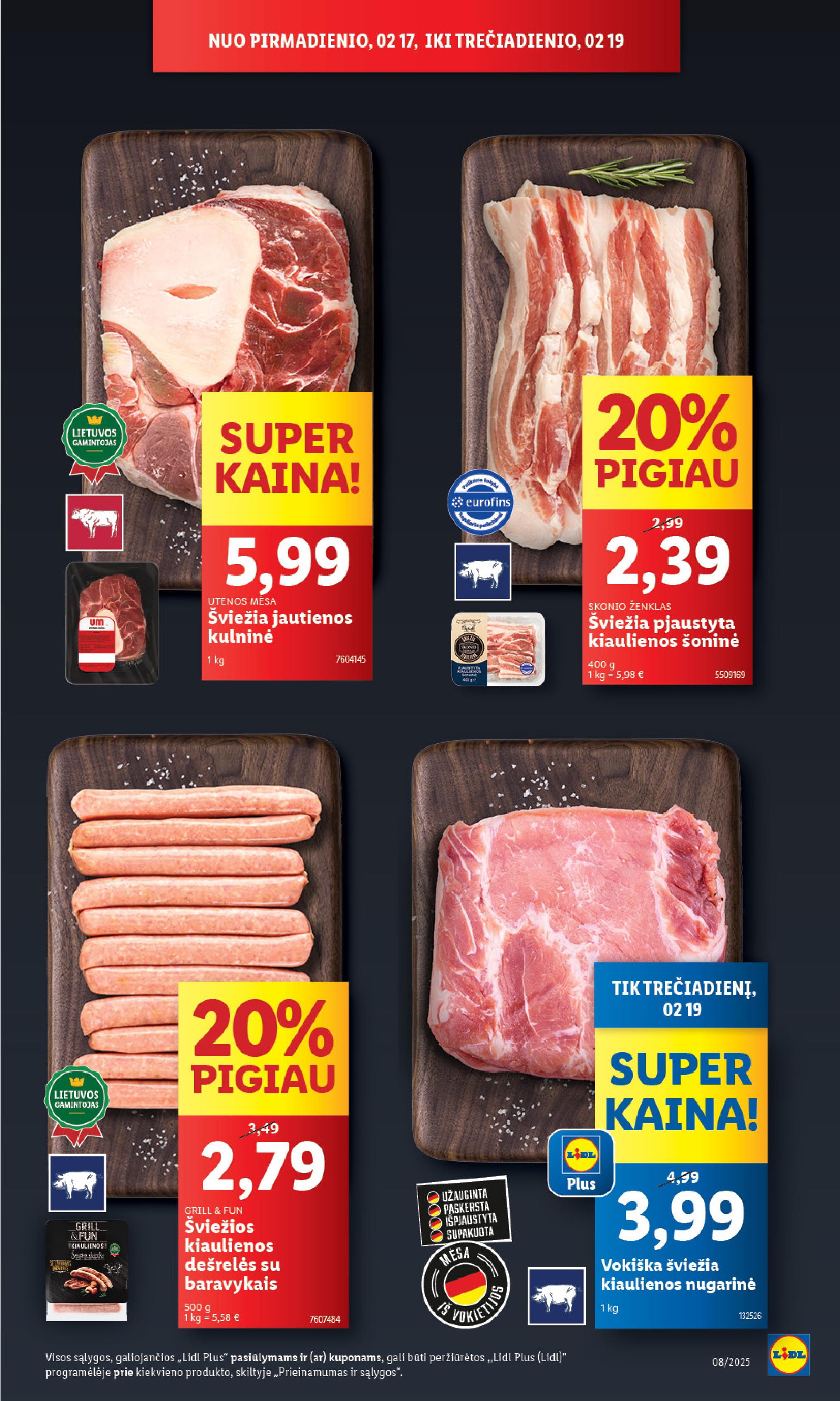 Naujausias LIDL kaininis katalogas 2025.02.17 - 2025.02.23