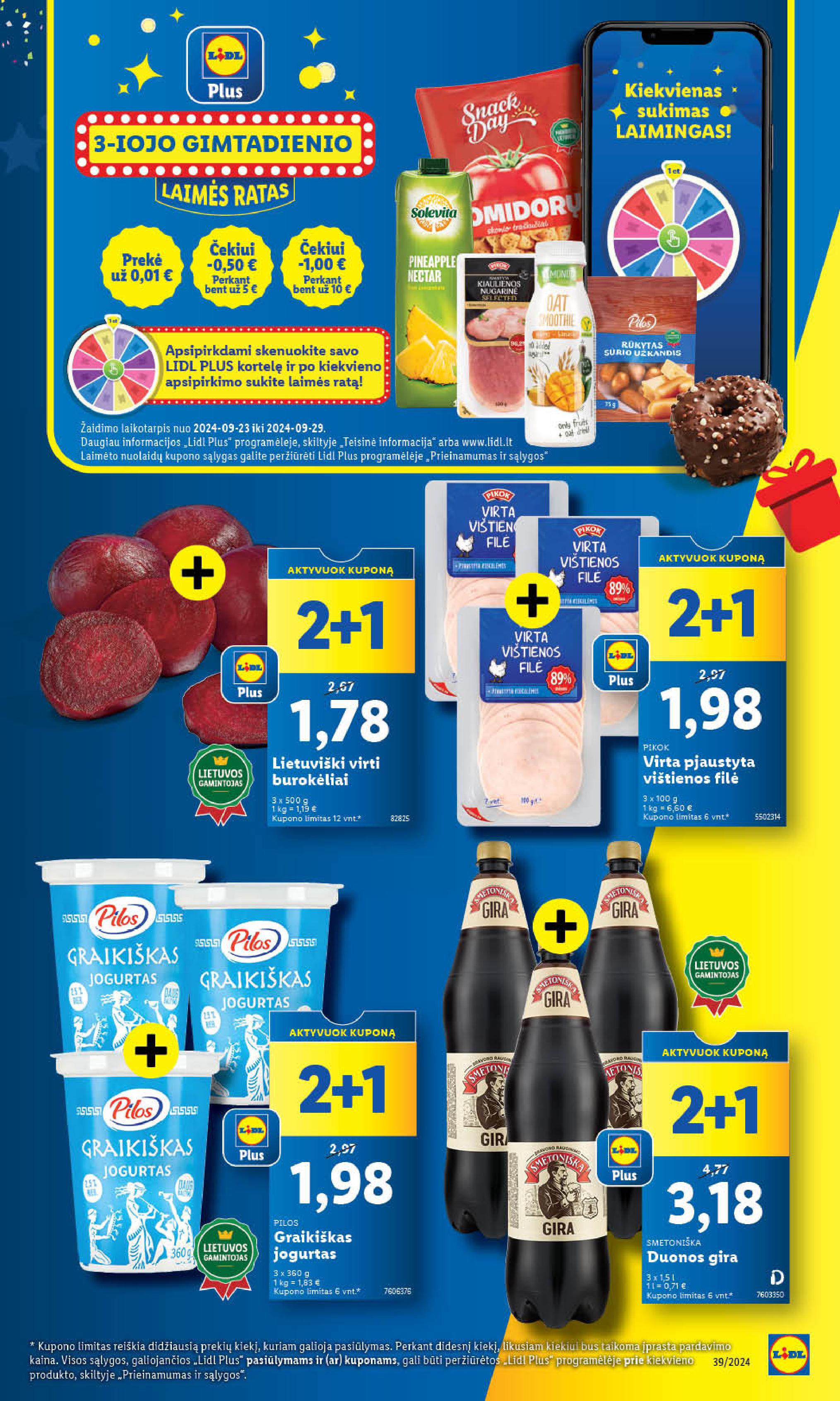 Naujausias LIDL kaininis katalogas 2024.09.23 - 2024.09.29
