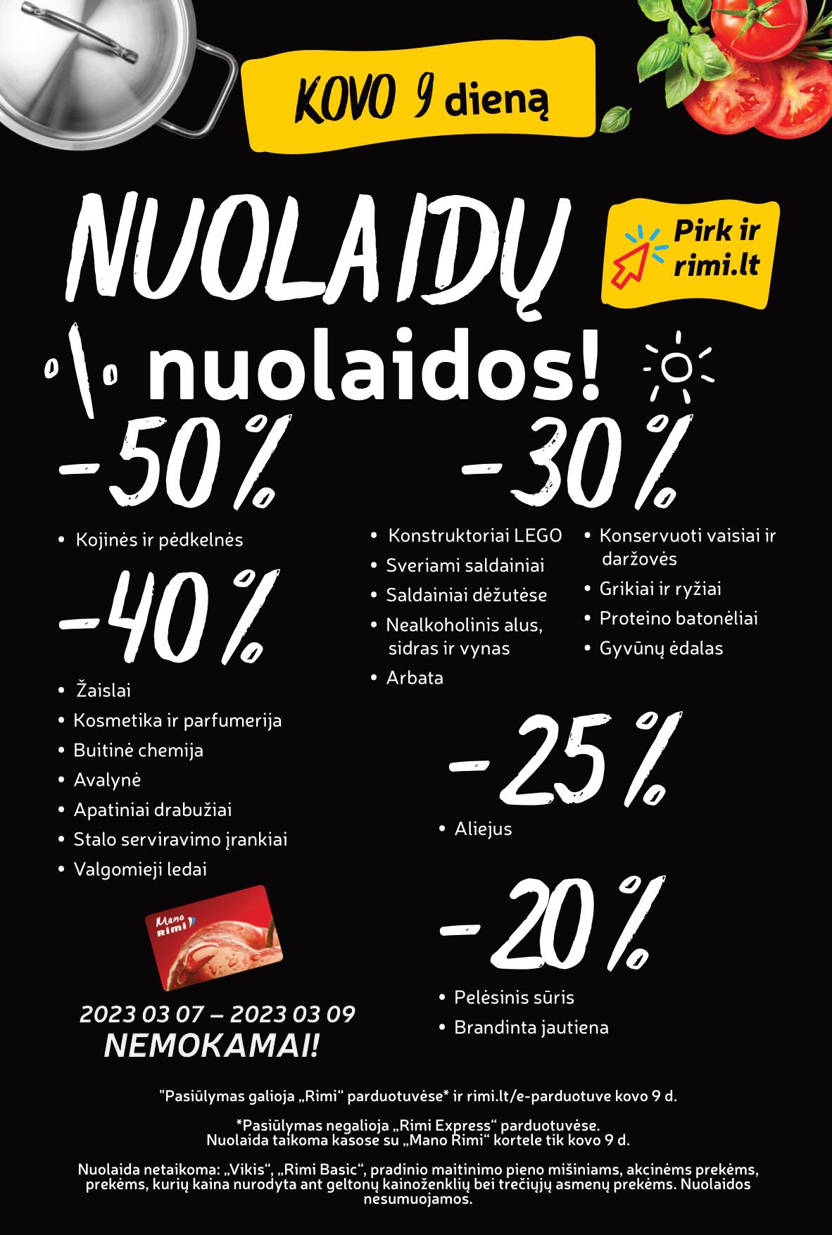 Naujas RIMI leidinys Nr.10 nuo 2023.03.07 iki 2023.03.13