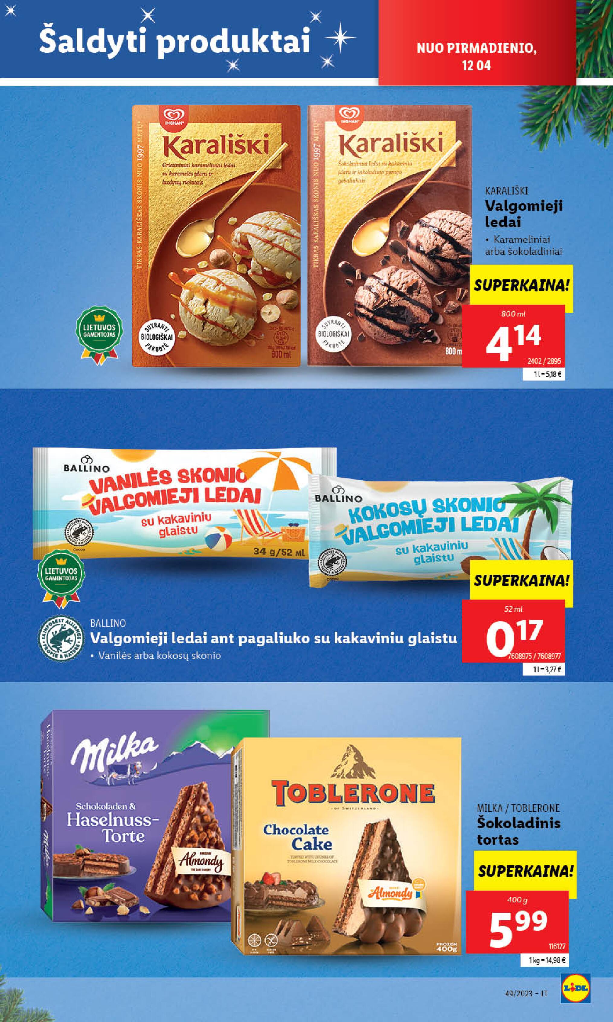 Naujausias LIDL kaininis katalogas 2023.12.04 - 2023.12.10