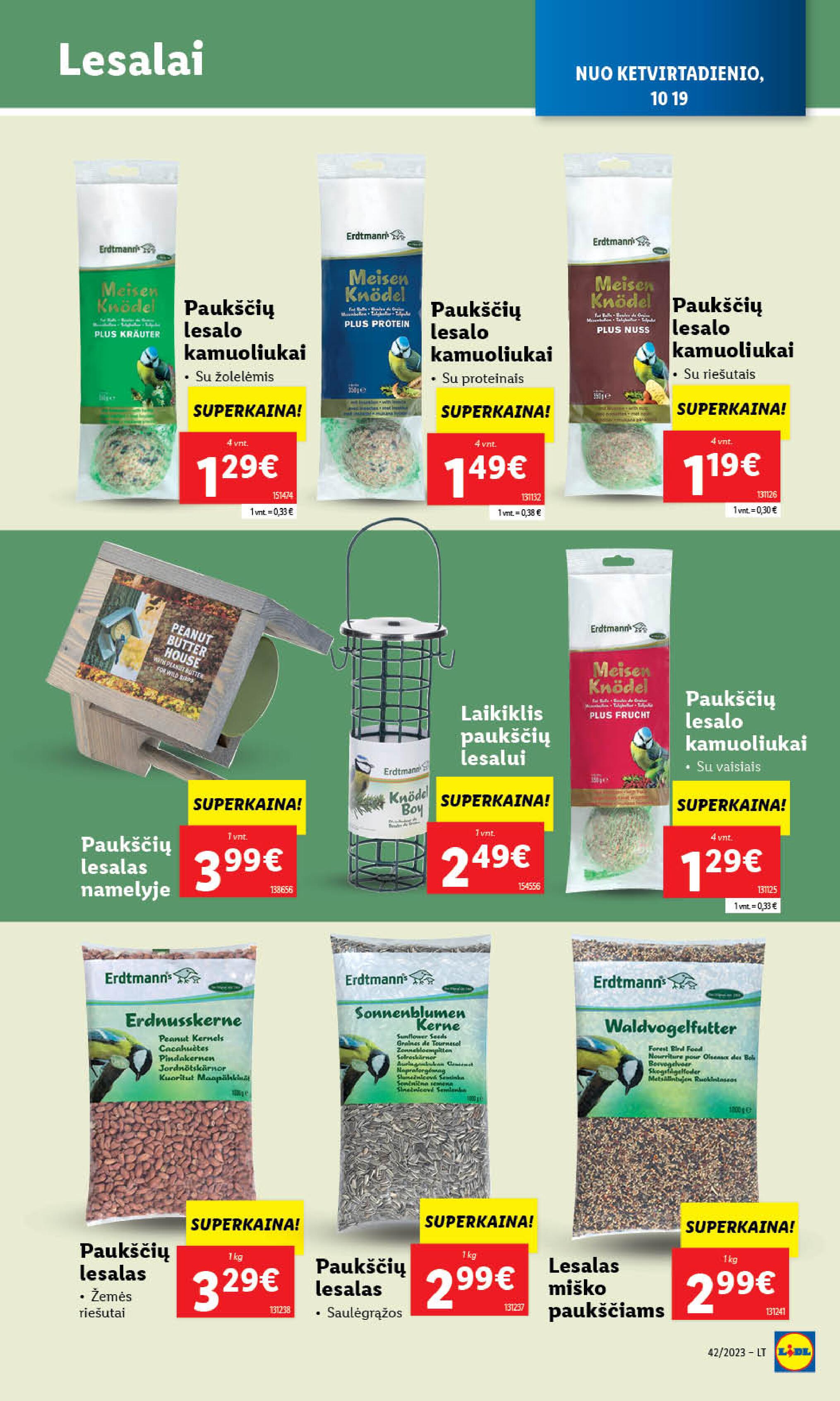 Naujausias LIDL kaininis katalogas 2023.10.16 - 2023.10.22