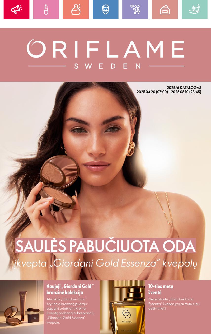 Naujas ORIFLAME katalogas galioja 2025.04.30 - 2025.05.10