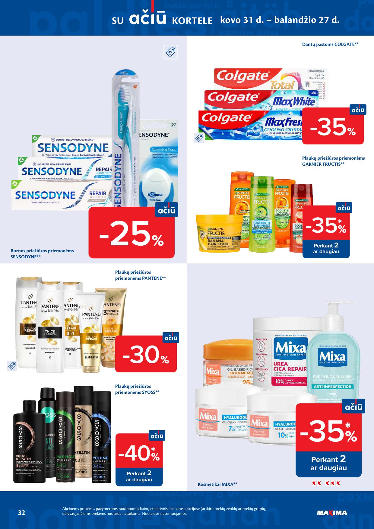 MAXIMA akcijų ir nuolaidų leidinys Nr.16 2026.04.14 - 2026.04.20
