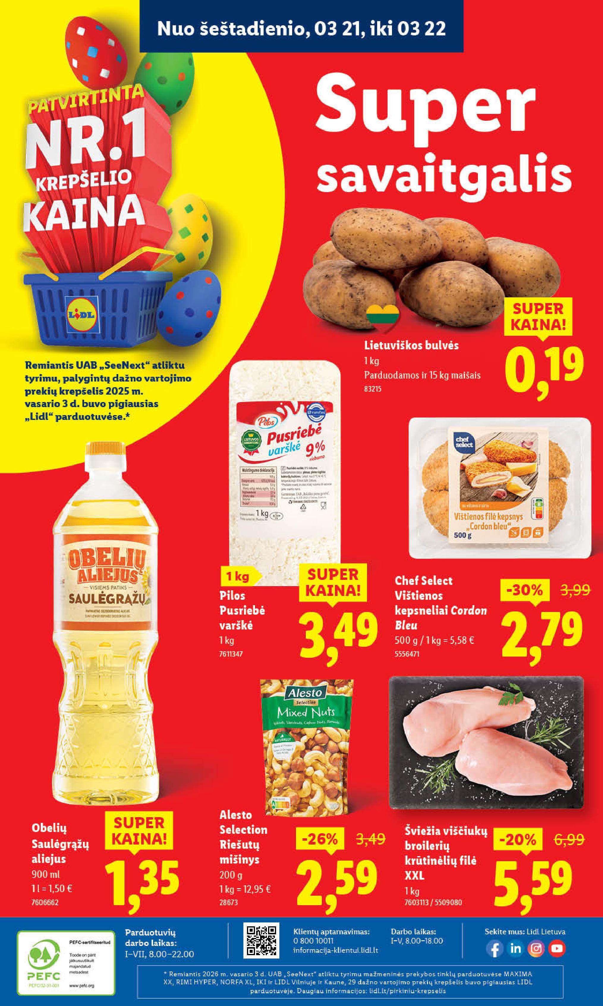 Naujausias LIDL kaininis katalogas 2026.03.16 - 2026.03.22