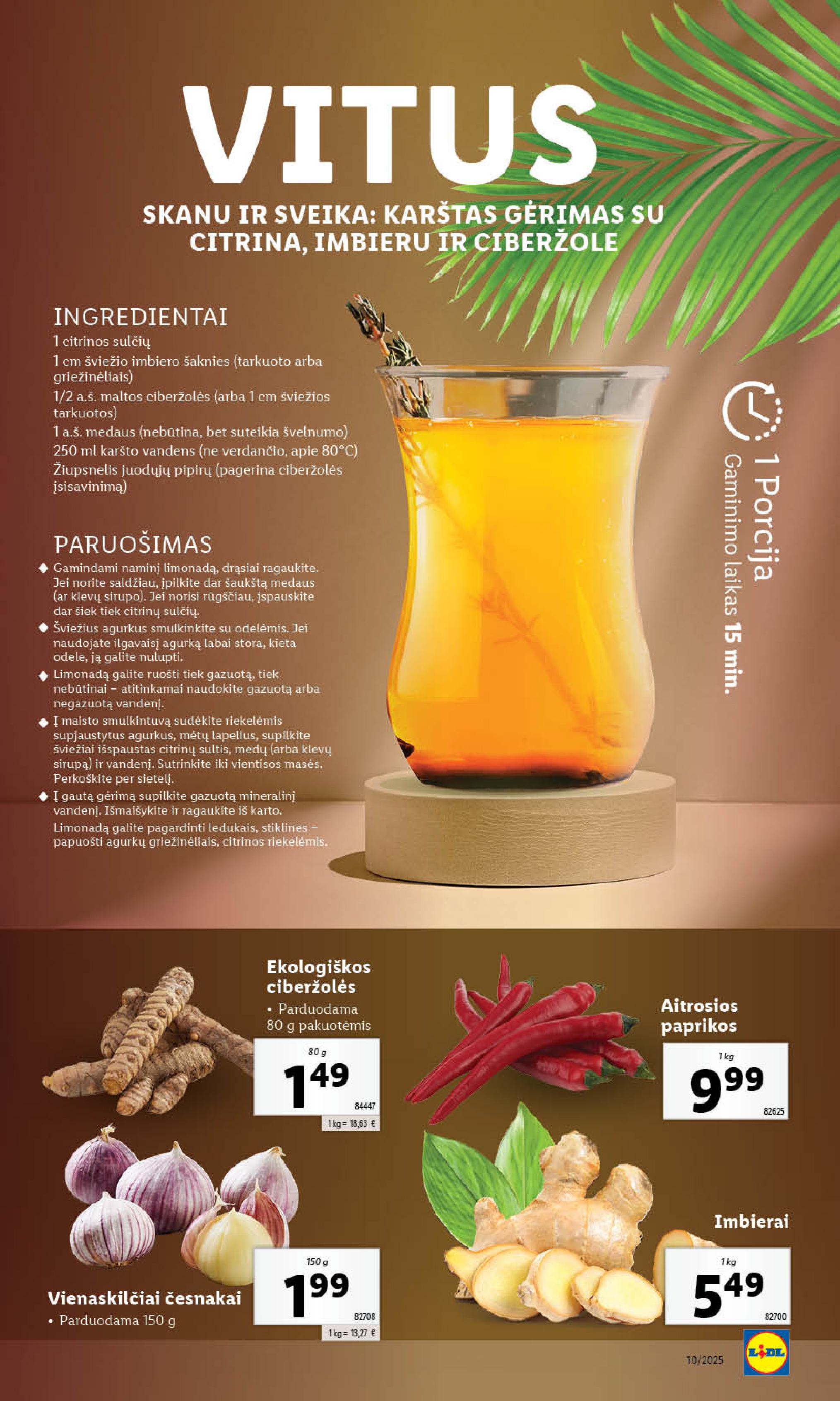 Naujausias LIDL kaininis katalogas 2025.03.03 - 2025.03.09