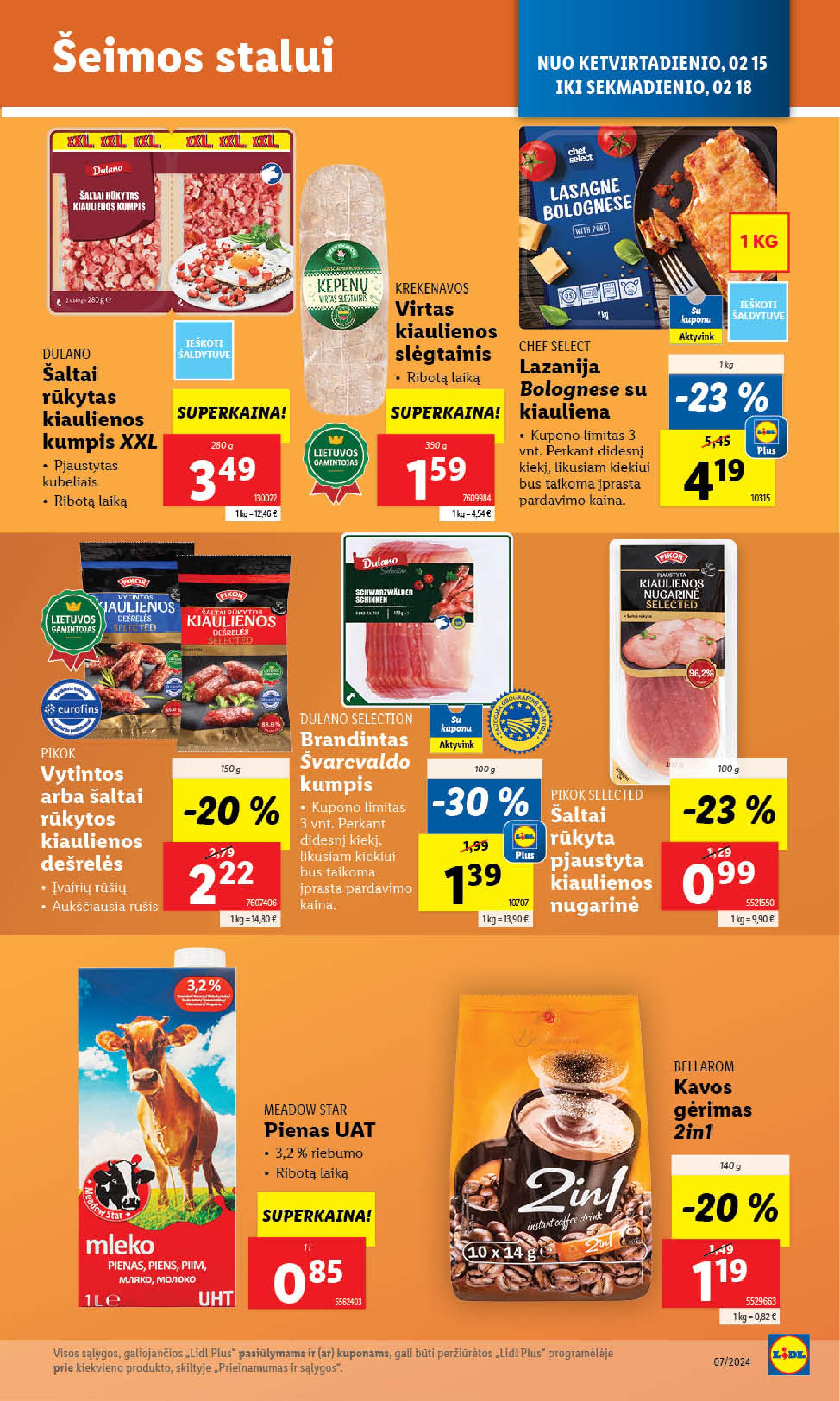 Naujausias LIDL kaininis katalogas 2024.02.12 - 2024.02.18