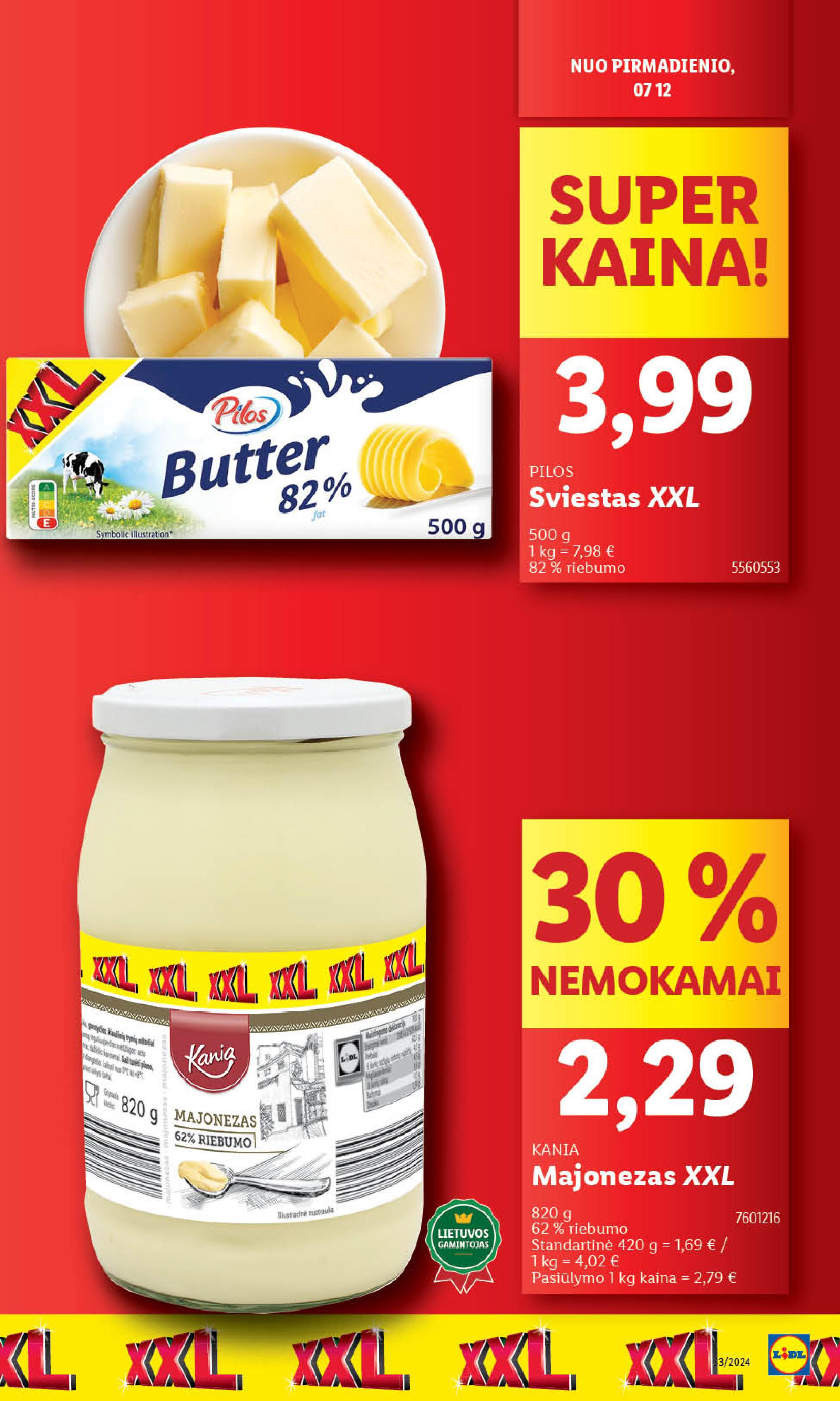 Naujausias LIDL kaininis katalogas 2024.08.12 - 2024.08.18