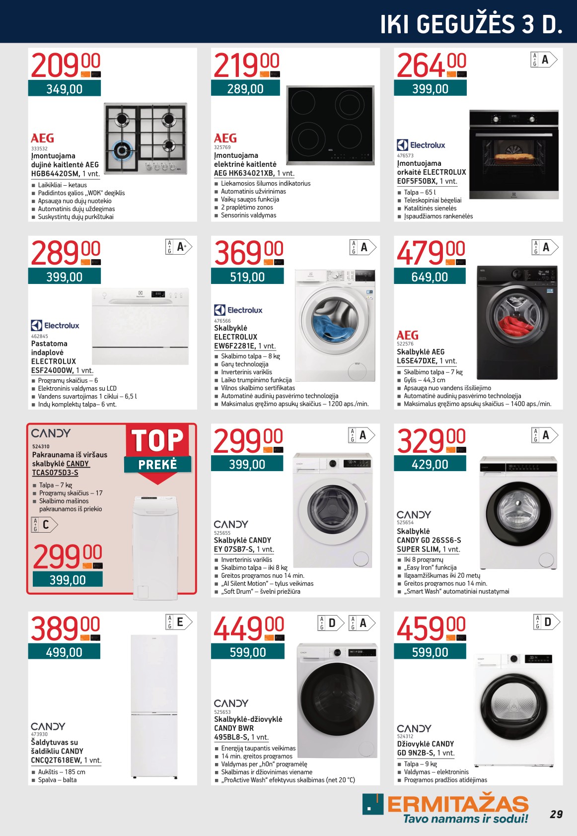 ERMITAŽAS akcijų ir nuolaidų leidinys 2026.04.01 - 2026.05.03