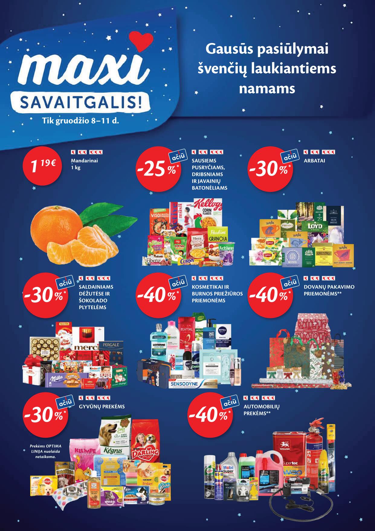Naujausias MAXIMA kaininis katalogas 2022.12.06 - 2022.12.12
