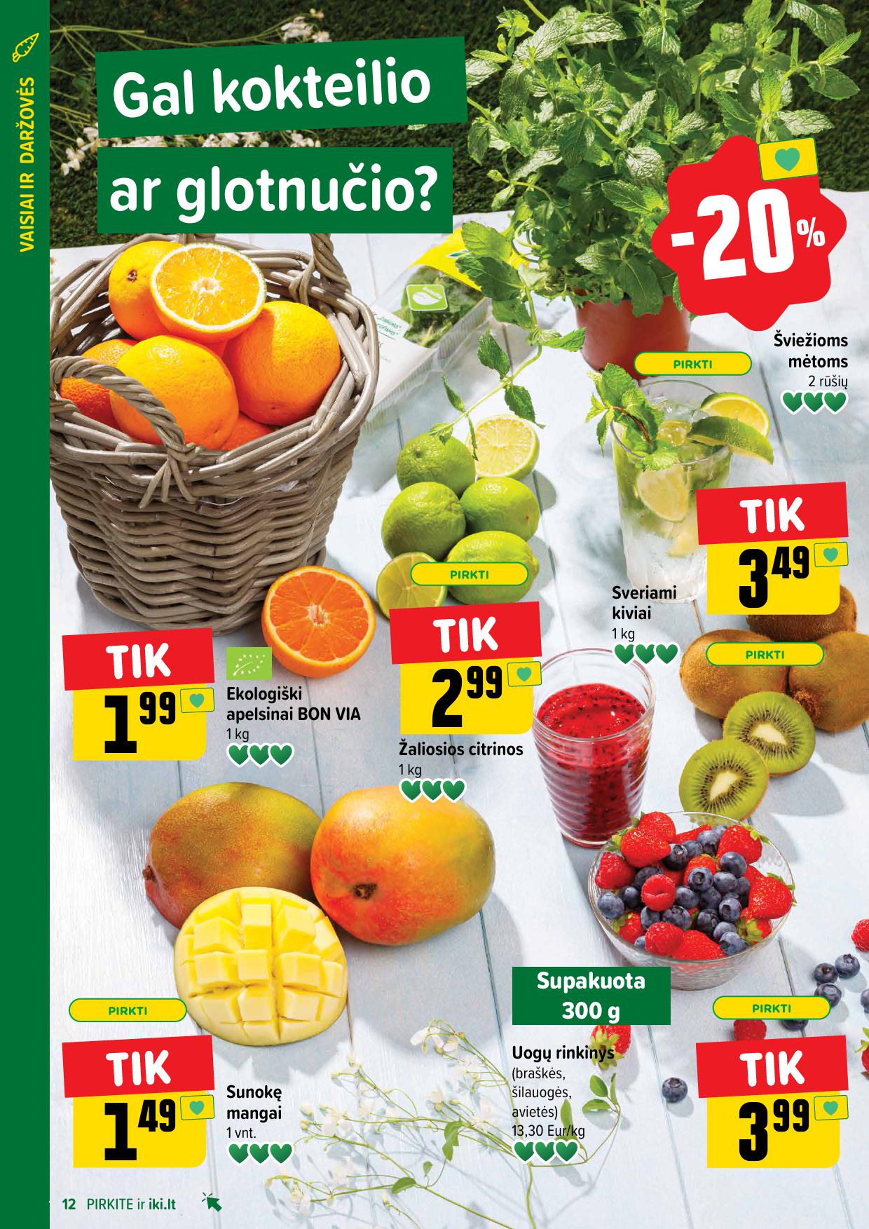 Naujausias IKI kaininis katalogas 2024.07.08 - 2024.07.14