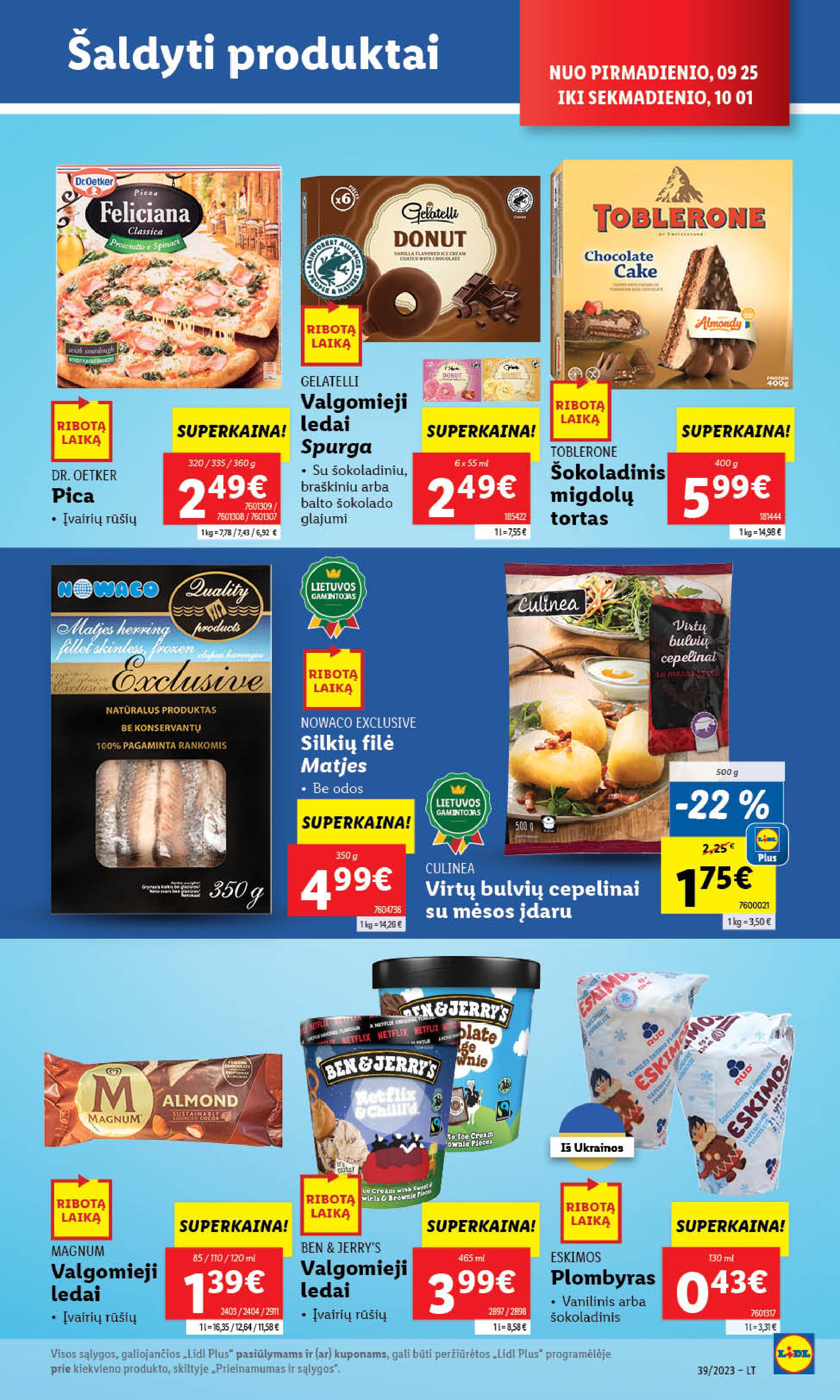 Naujausias LIDL kaininis katalogas 2023.09.25 - 2023.10.01