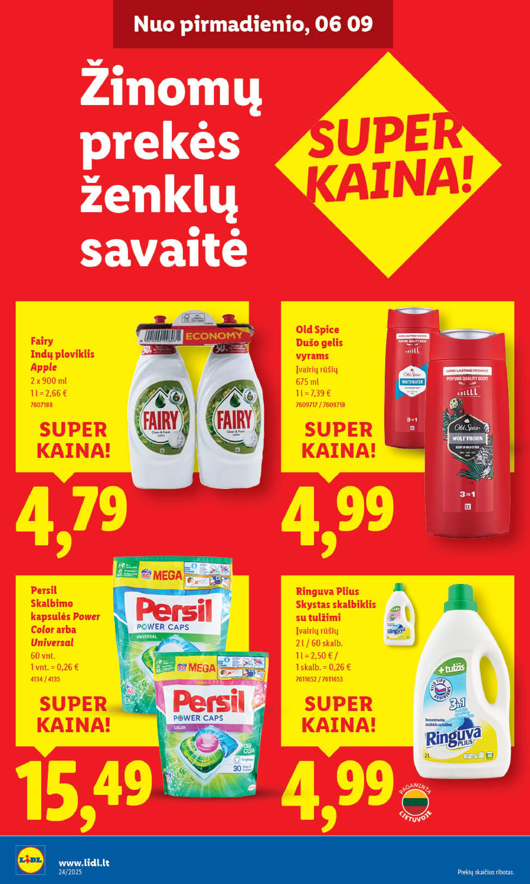 Naujausias LIDL kaininis katalogas 2025.06.09 - 2025.06.15