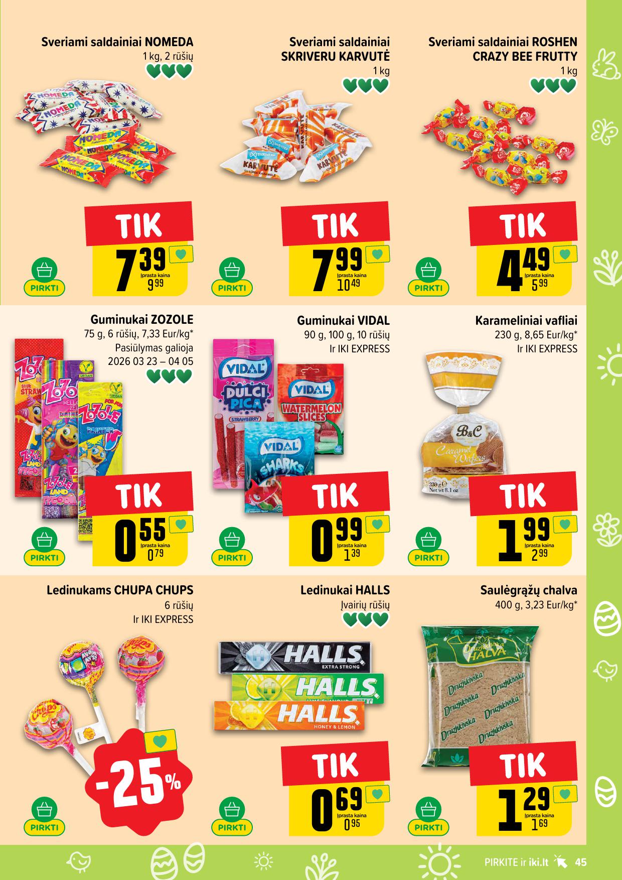 Naujausias IKI kaininis katalogas 2026.03.23 - 2026.03.29