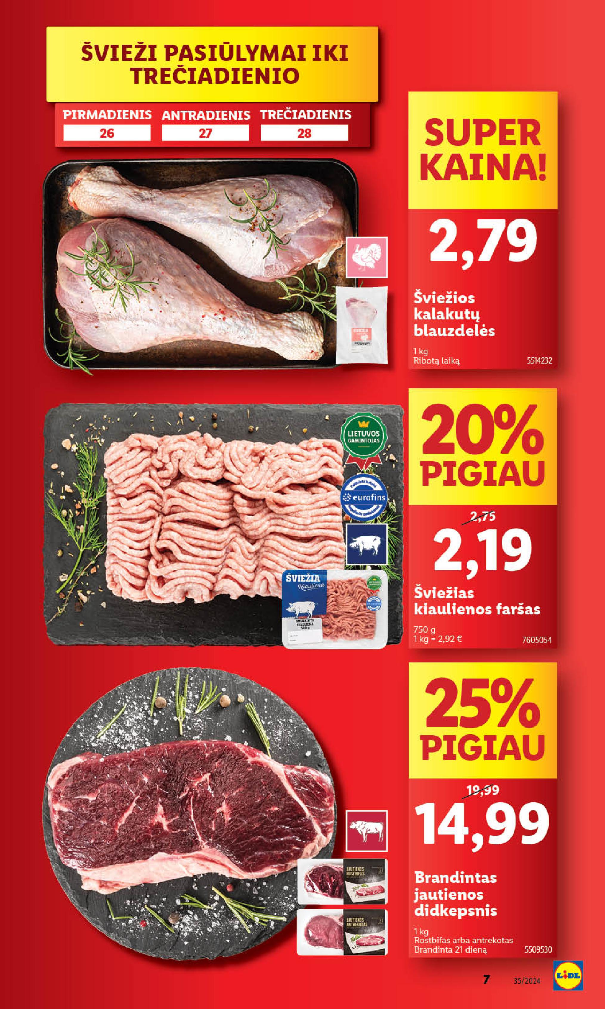 Naujausias LIDL kaininis katalogas 2024.08.26 - 2024.09.01