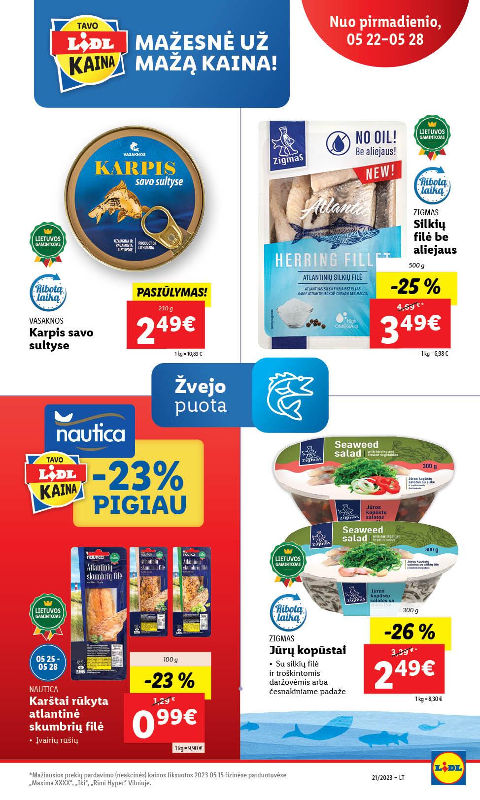 Naujausias LIDL kaininis katalogas 2023.05.22 - 2023.05.28