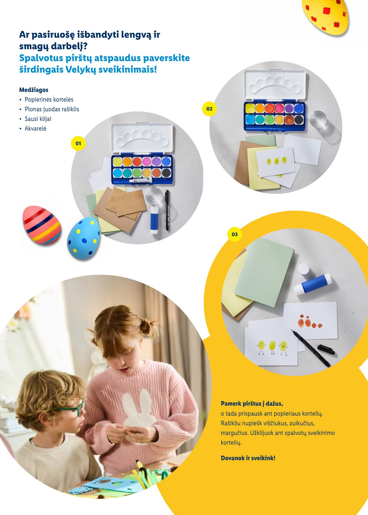 LIDL Velykinis katalogas "Velykos pilnos džiaugsmo"