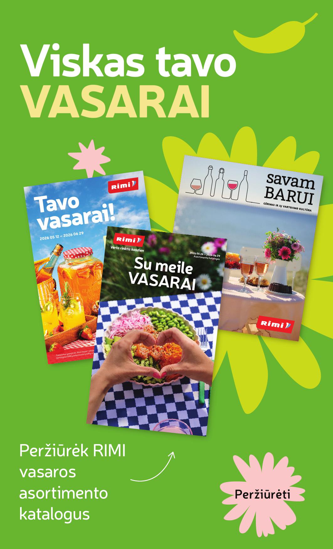 Naujausias RIMI kaininis katalogas 2026.06.02 - 2026.06.08