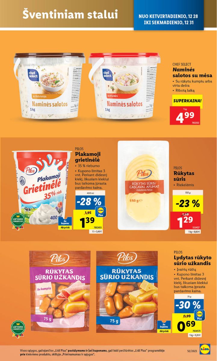 Naujausias LIDL kaininis katalogas 2023.12.26 - 2023.12.31