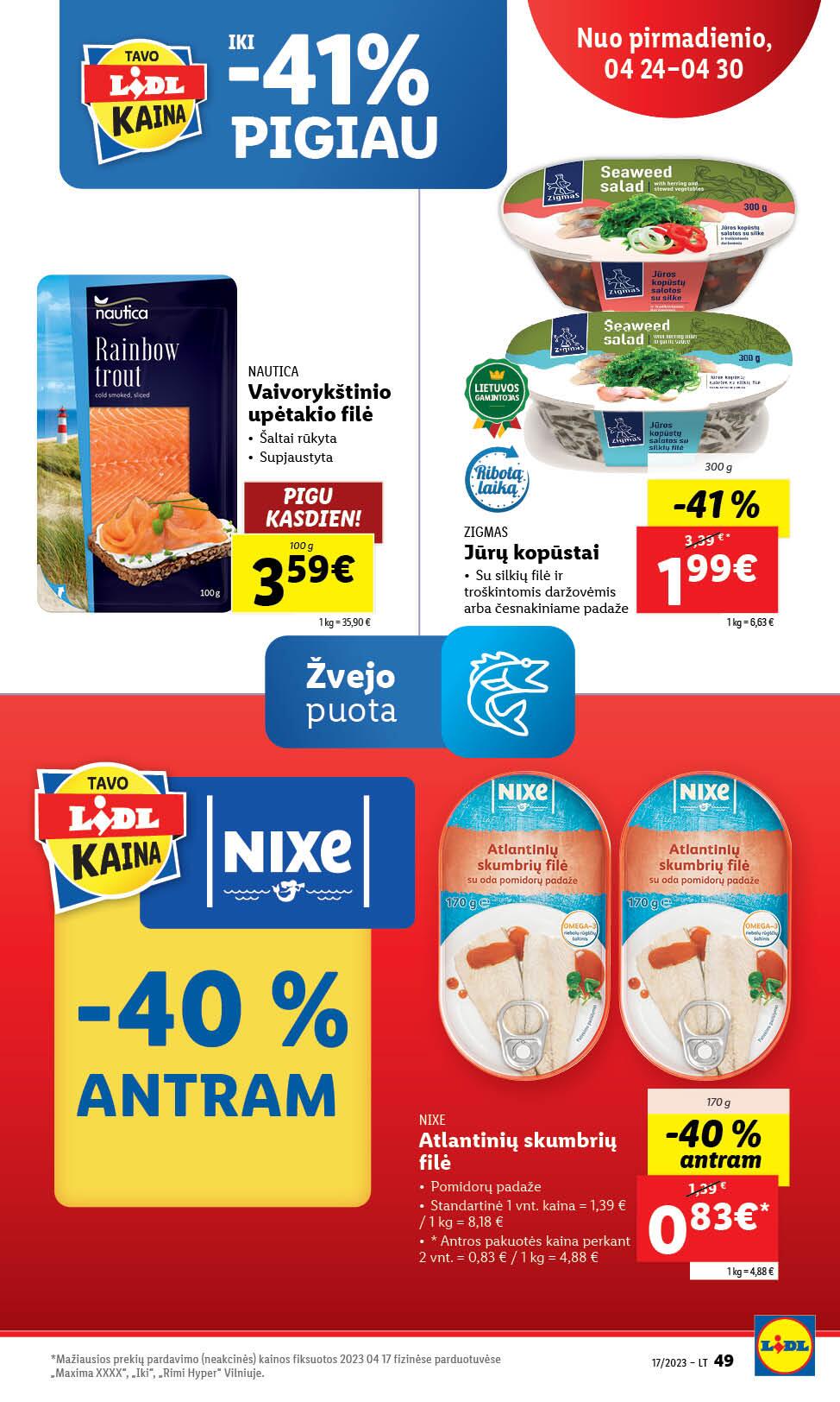 Naujausias LIDL kaininis katalogas 2023.04.24 - 2023.04.30