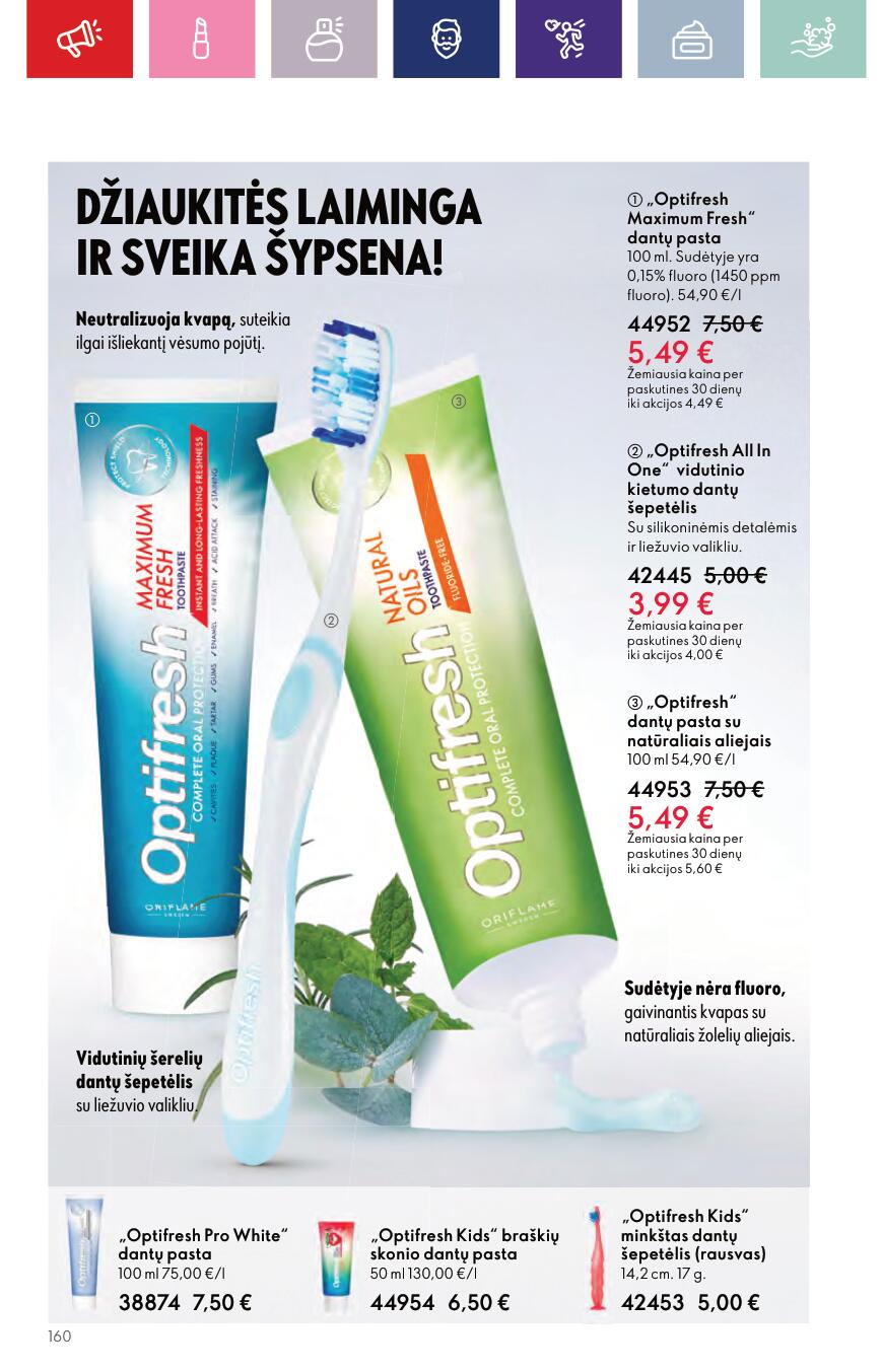 Naujas ORIFLAME katalogas galioja 2023.09.13 - 2023.10.03