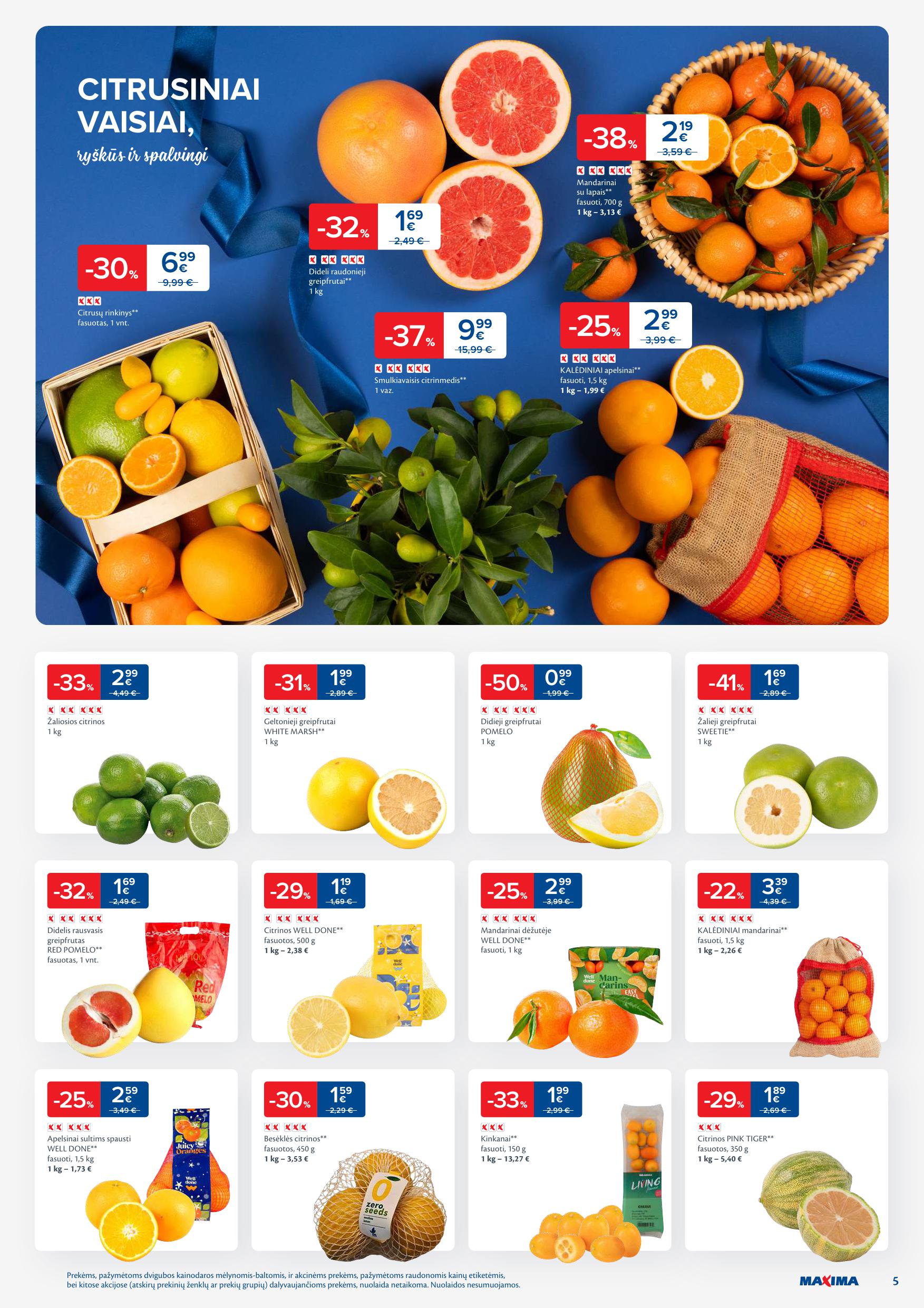 Naujausias MAXIMA kaininis katalogas 2025.12.09 - 2025.12.15