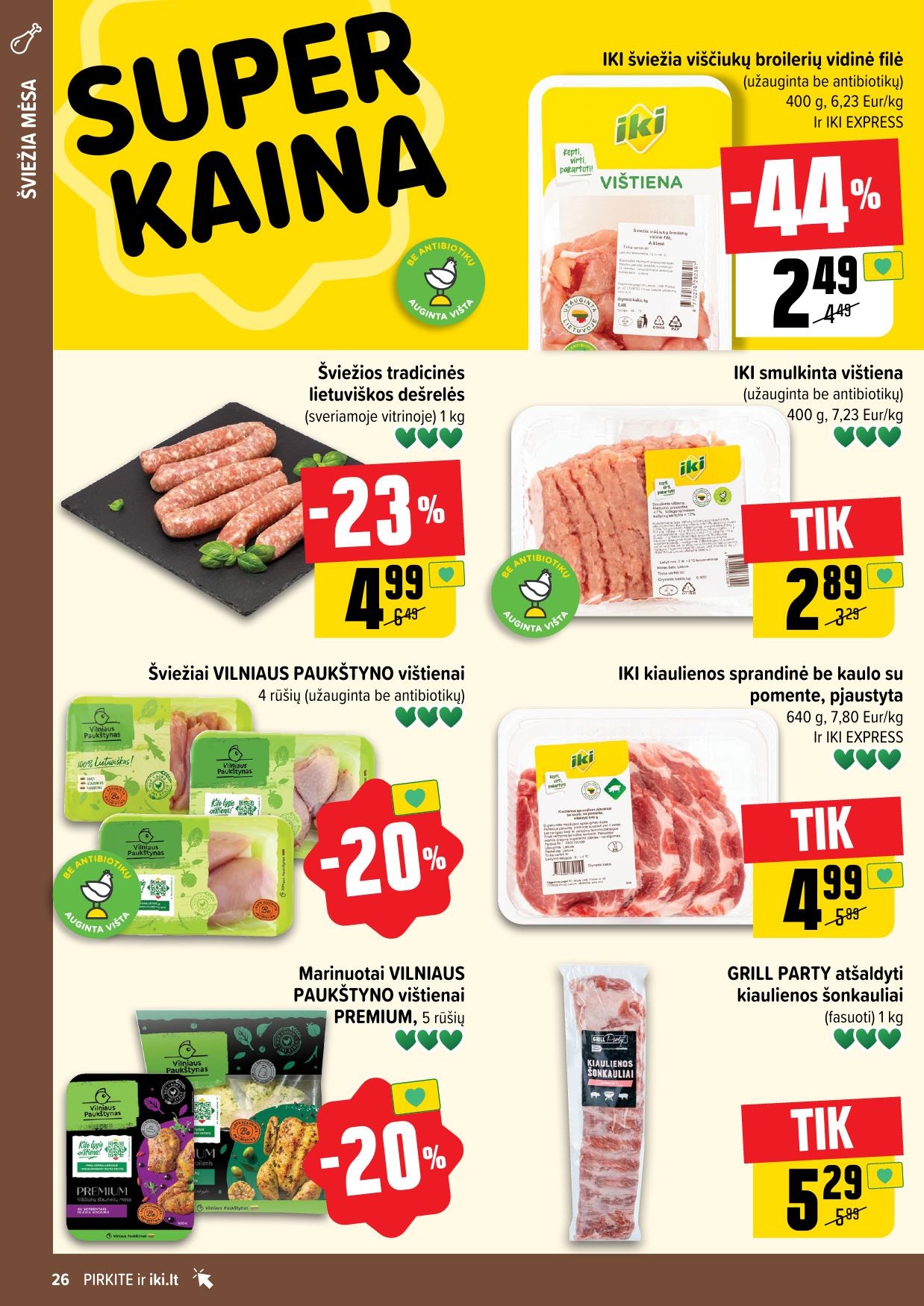 Naujausias IKI kaininis katalogas 2024.02.26 - 2024.03.03