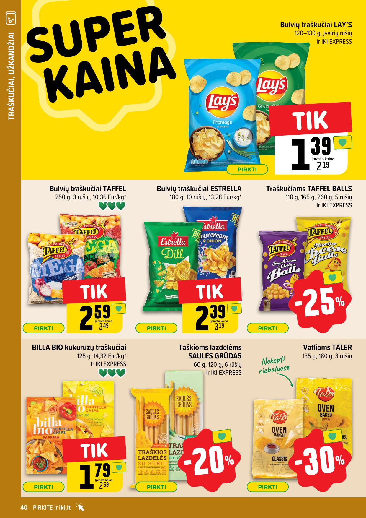 Naujausias IKI kaininis katalogas 2025.02.24 - 2025.03.02