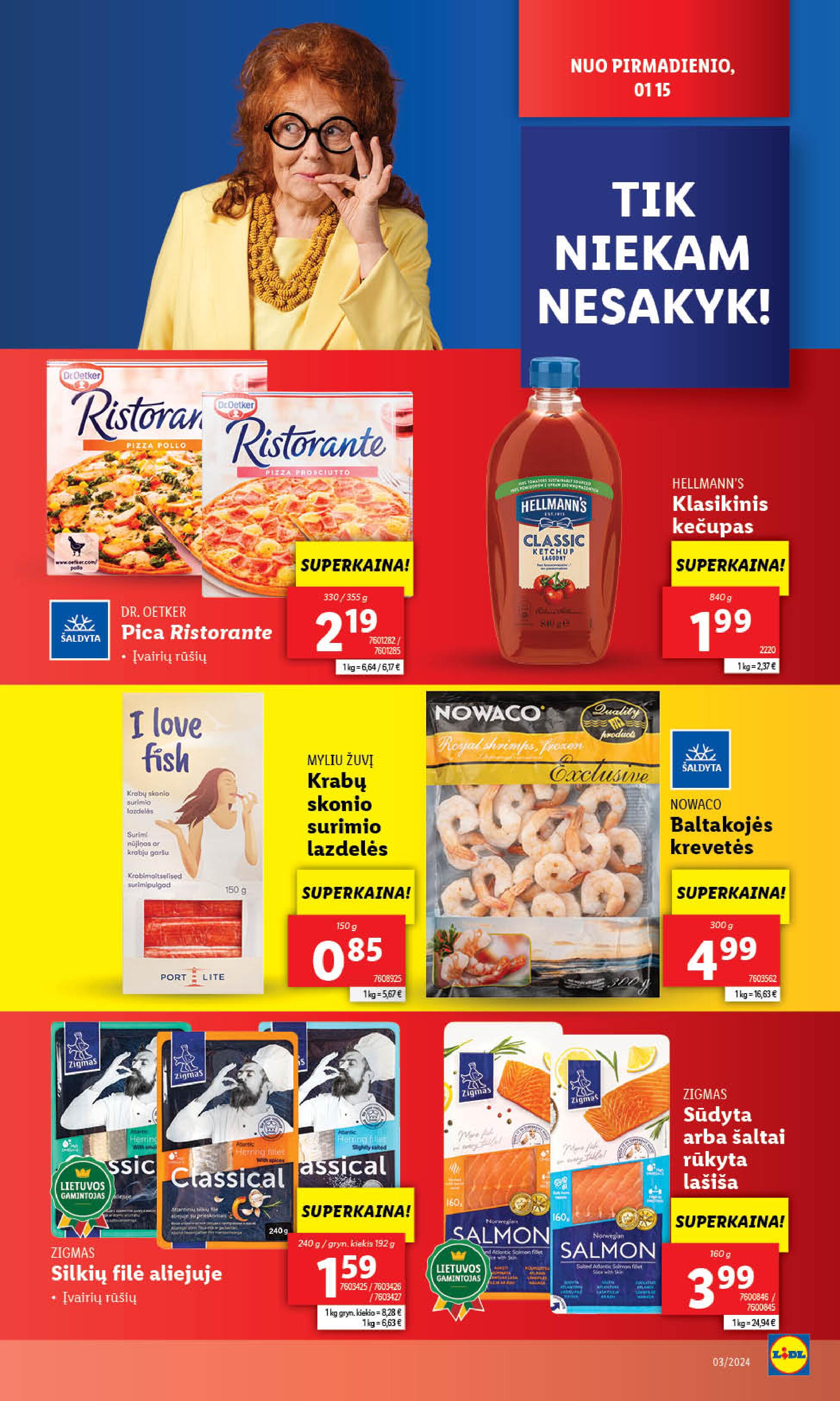 Naujausias LIDL kaininis katalogas 2024.01.15 - 2024.01.21