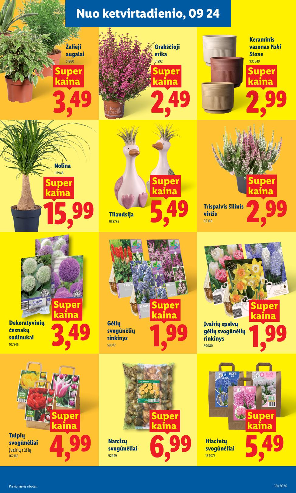 Naujausias LIDL kaininis katalogas 2026.09.21 - 2026.09.27