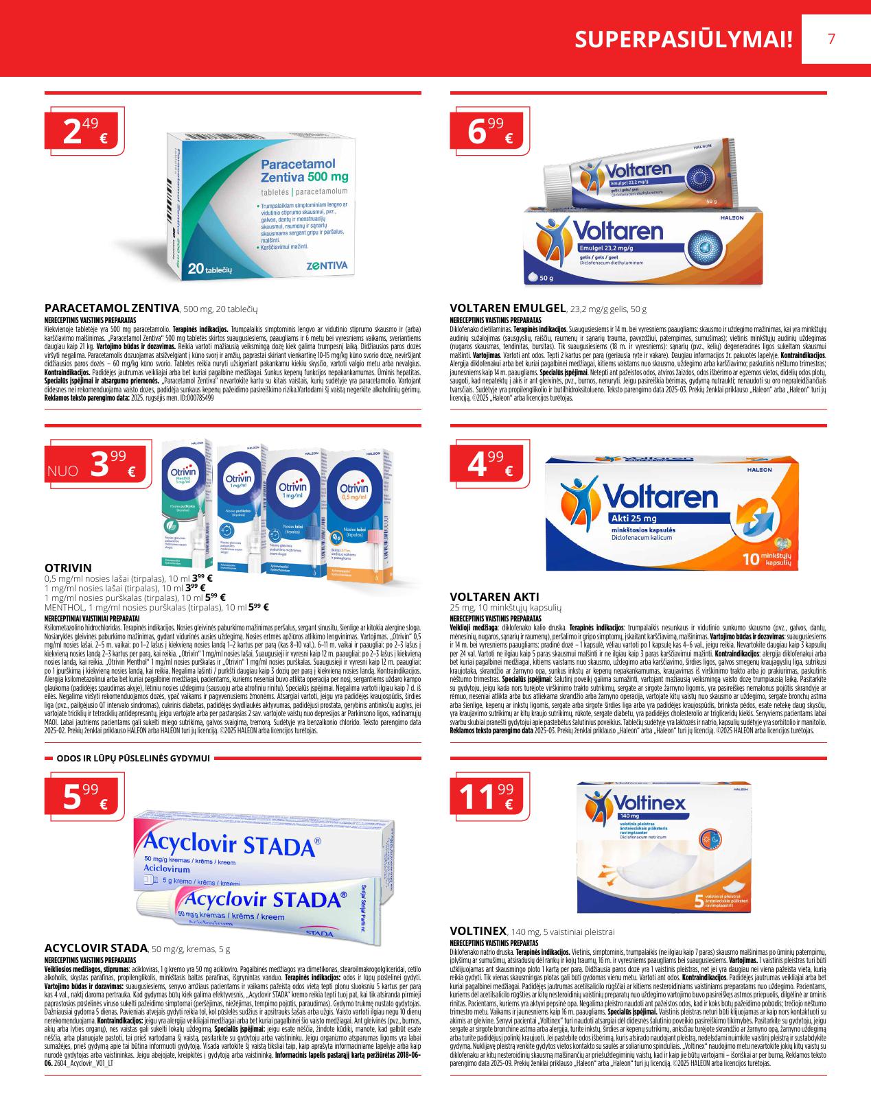 NORFOS vaistinės akcijų ir nuolaidų leidinys 2026.05.01 - 2026.05.31