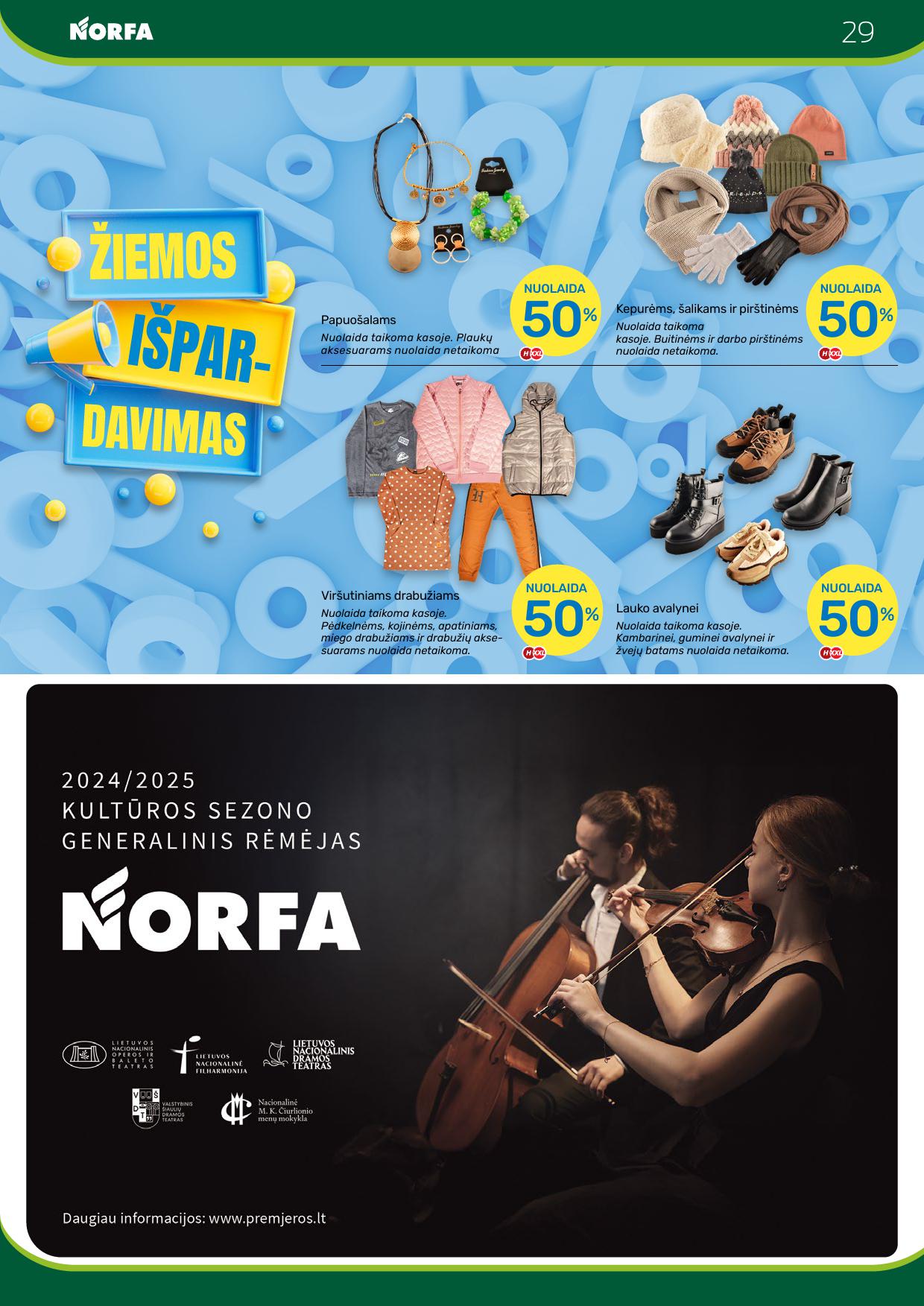 Naujausias NORFA kaininis katalogas 2025.02.06 - 2025.02.19