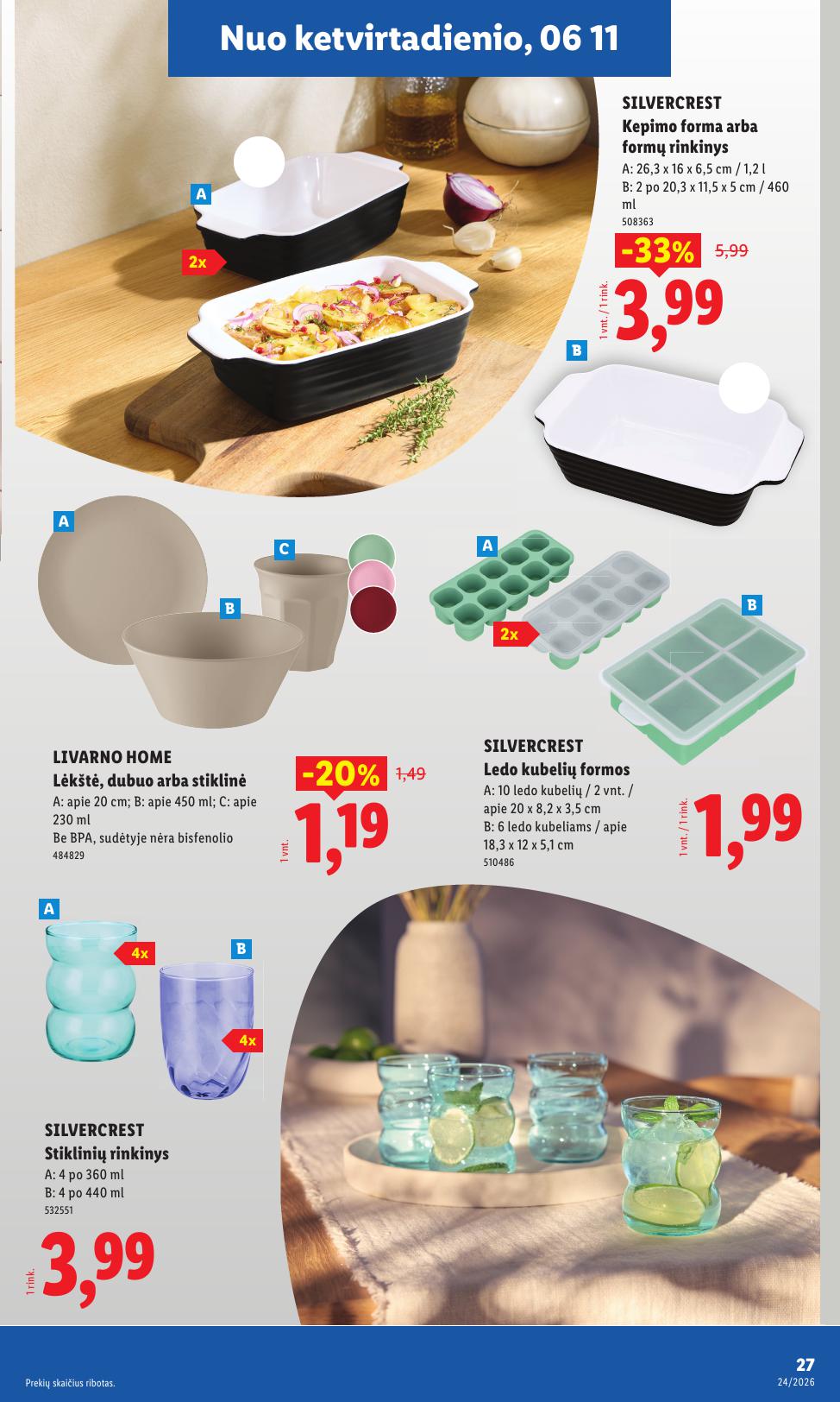 LIDL ne maisto prekių leidinys 2026.06.08 - 2026.06.14