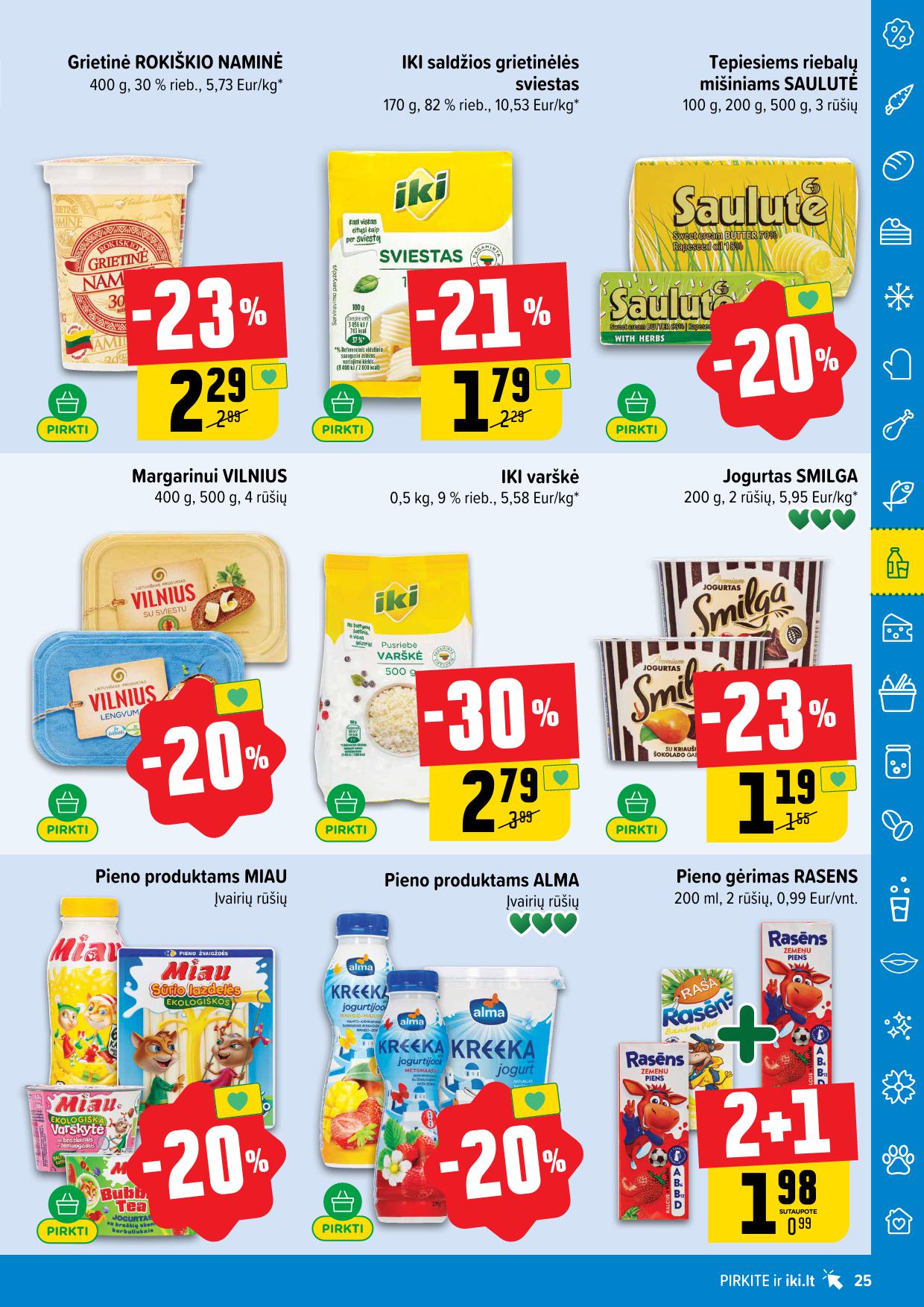IKI SAVAITĖLĖ akcijų ir nuolaidų leidinys Nr.30 2025.07.21 - 2025.07.27