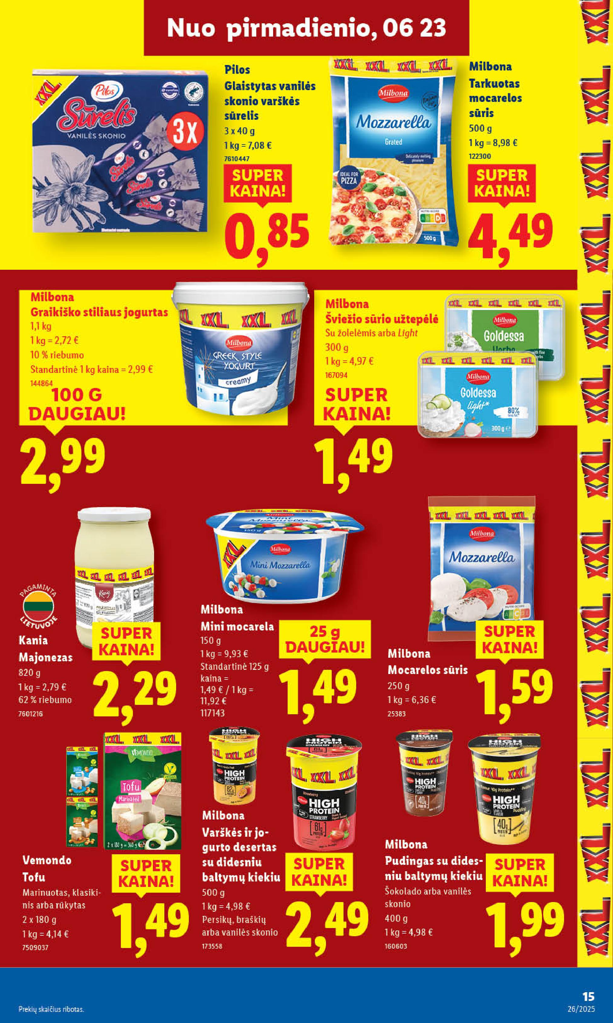 Naujausias LIDL kaininis katalogas 2025.06.23 - 2025.06.29