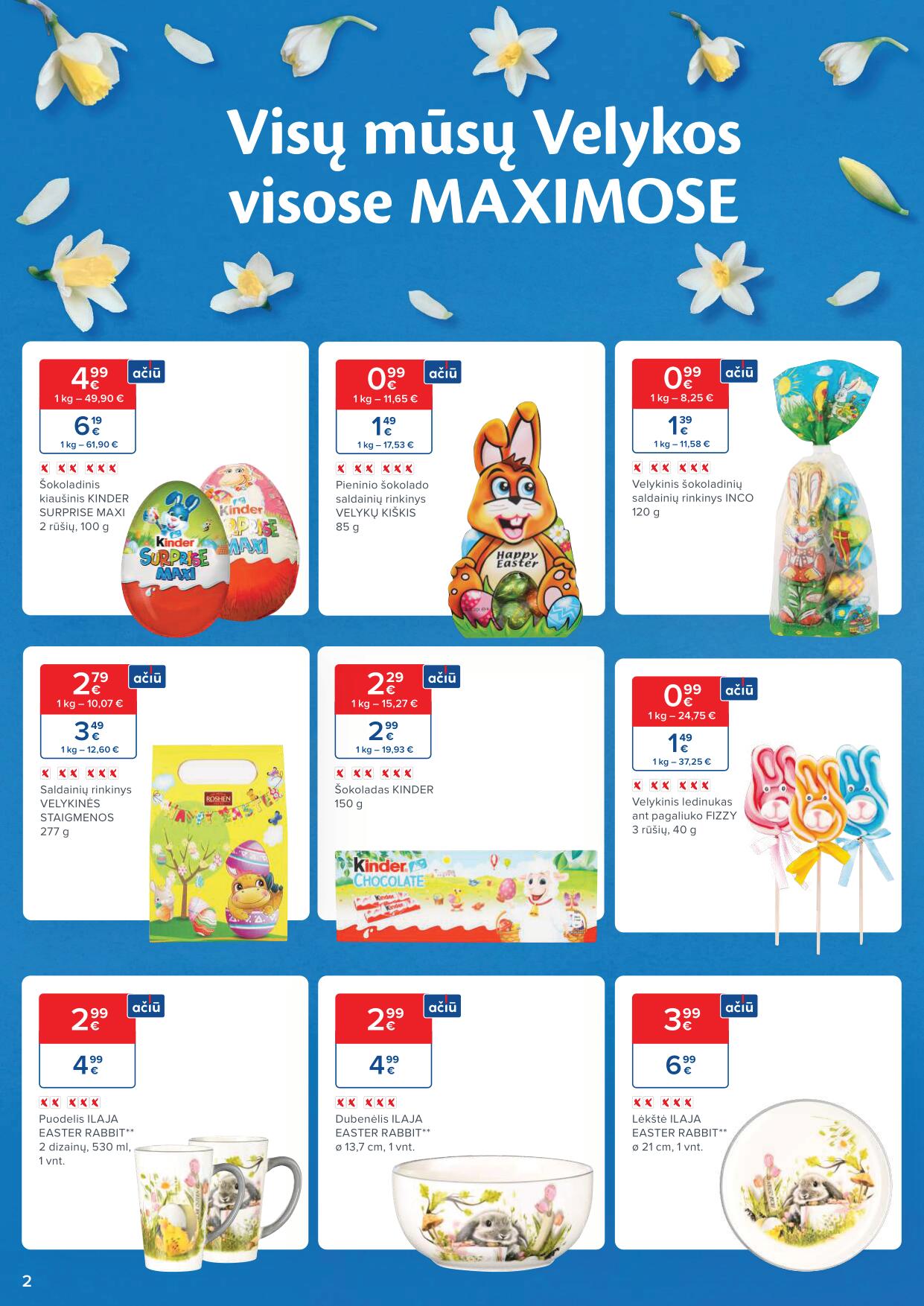 Naujausias MAXIMA kaininis katalogas 2023.03.21 - 2023.03.27