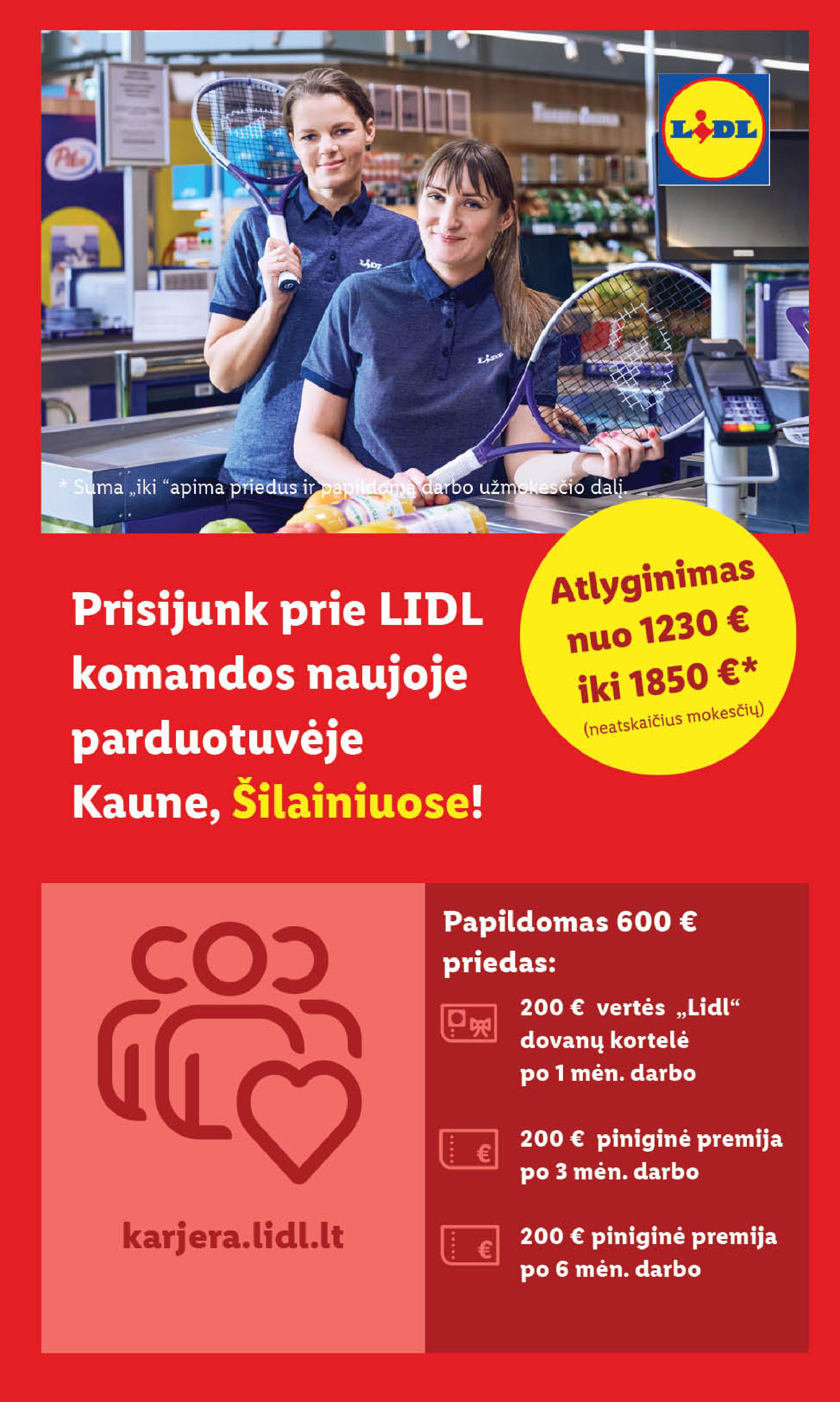 Naujausias LIDL kaininis katalogas 2025.08.04 - 2025.08.10