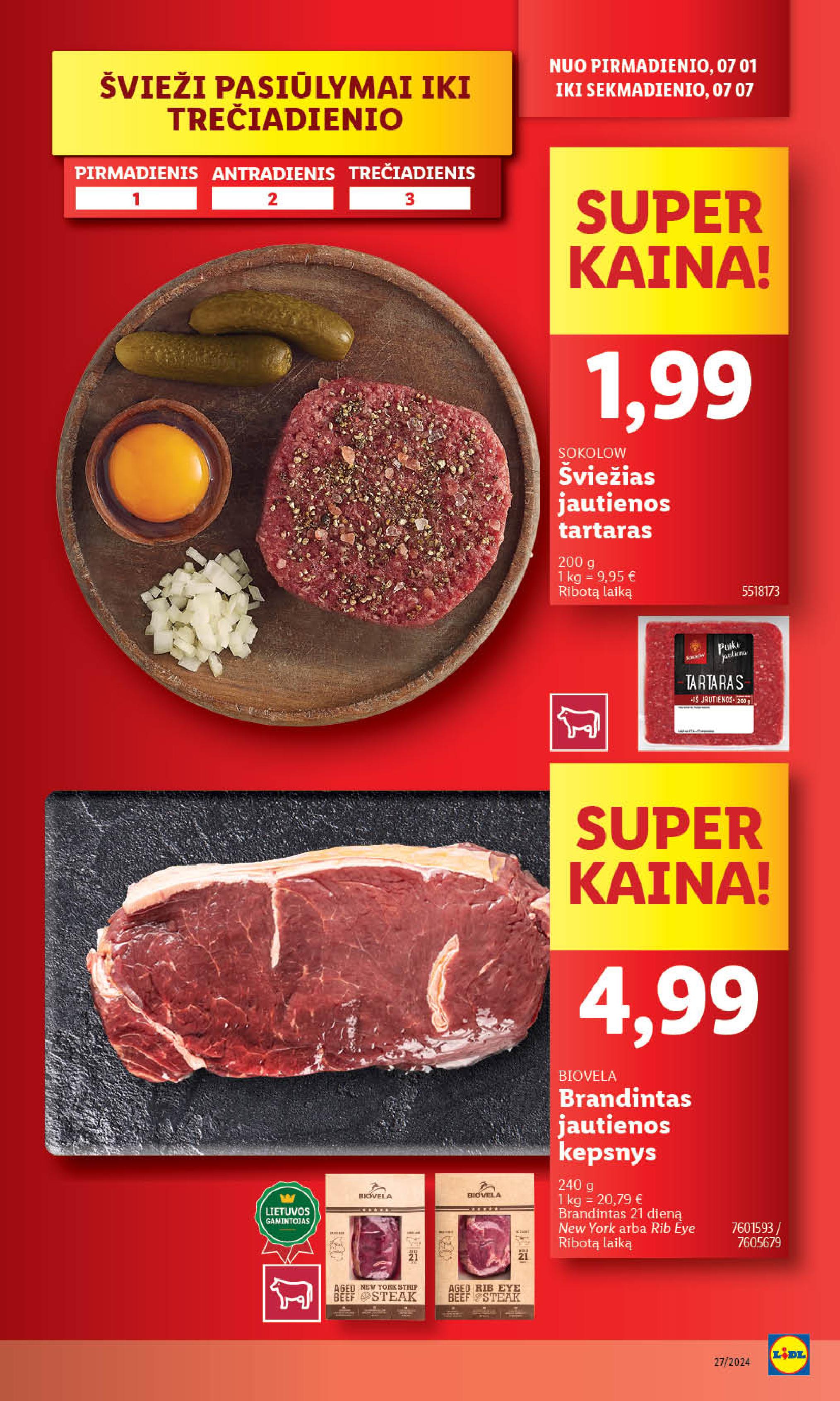 Naujausias LIDL kaininis katalogas 2024.07.01 - 2024.07.07