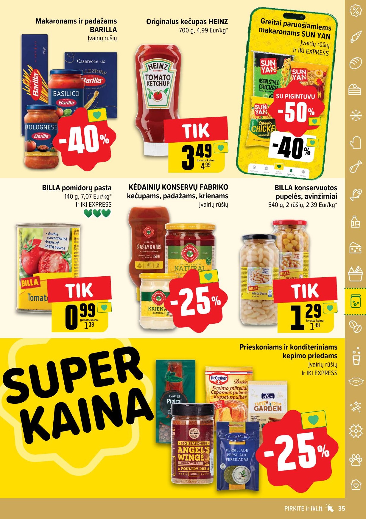 Naujausias IKI kaininis katalogas 2025.08.18 - 2025.08.24
