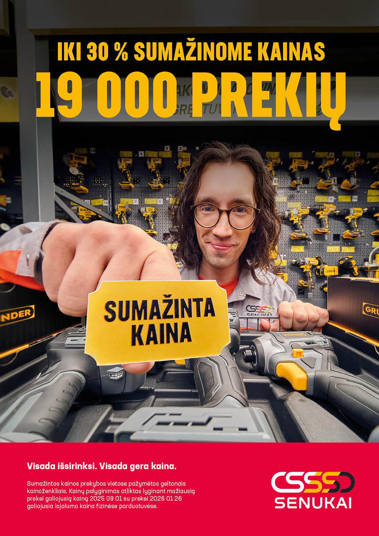 SENUKAI akcijų ir nuolaidų leidinys N.10 2026.04.15 - 2026.05.18