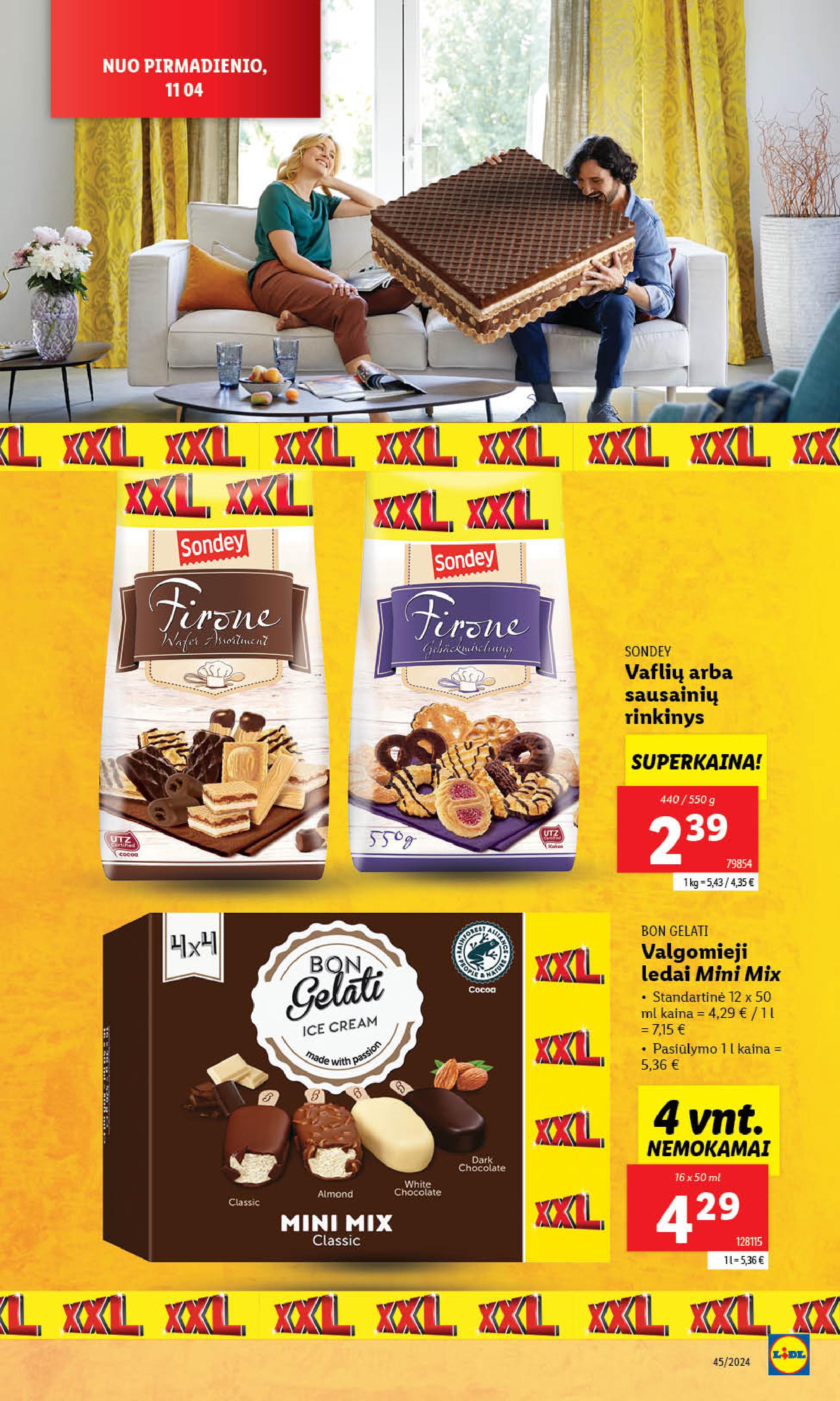 Naujausias LIDL kaininis katalogas 2024.11.04 - 2024.11.10