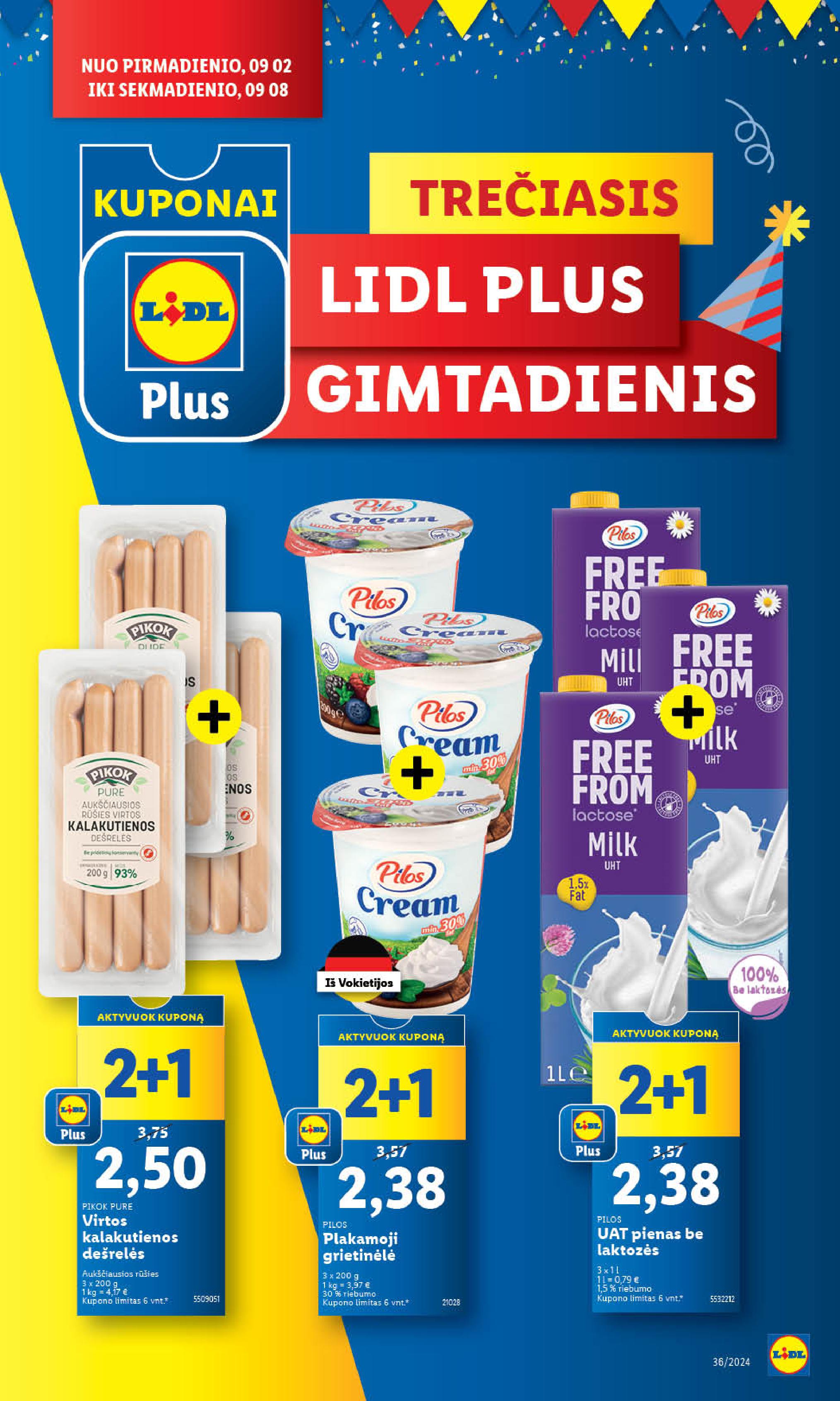 Naujausias LIDL kaininis katalogas 2024.09.02 - 2024.09.08