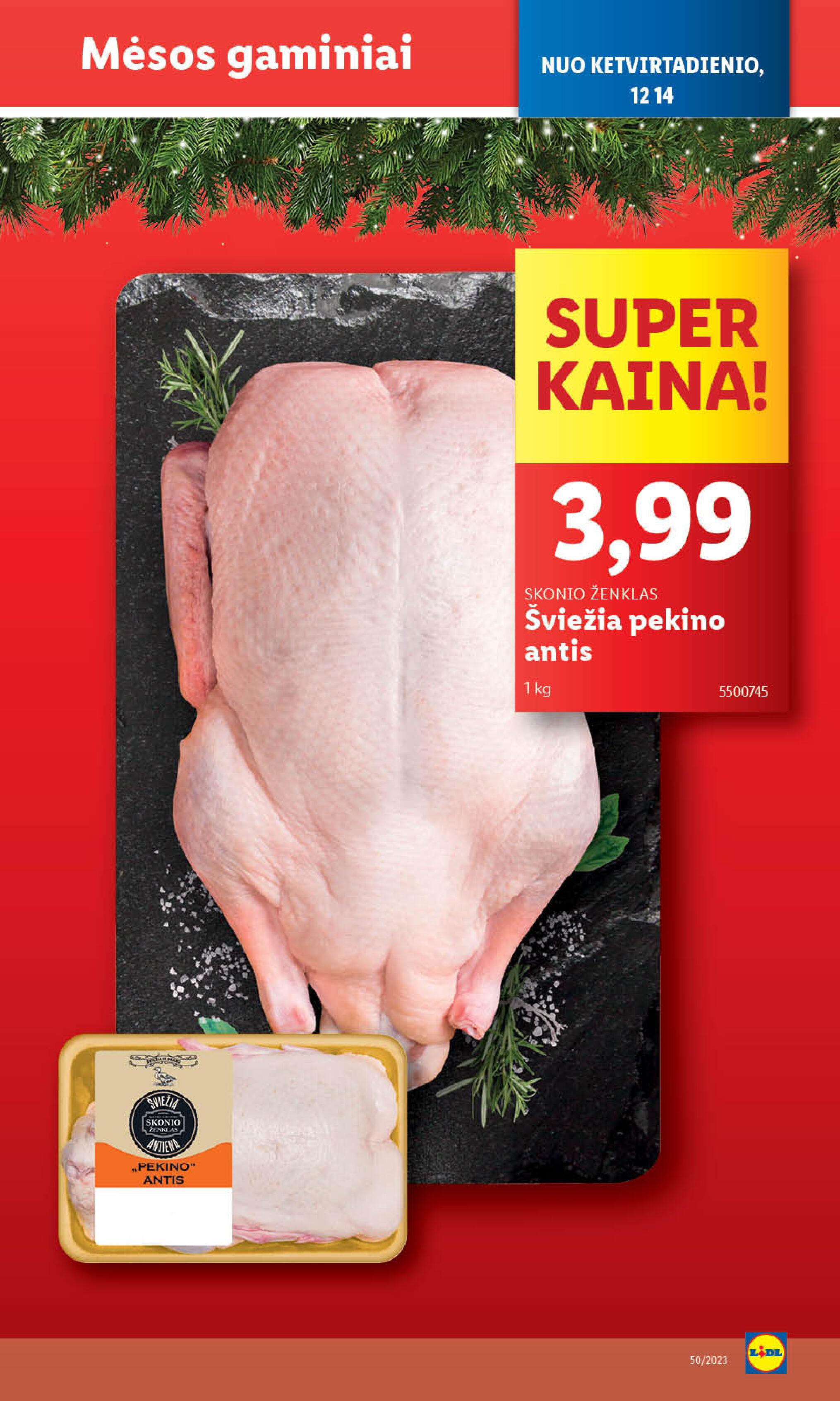 Naujausias LIDL kaininis katalogas 2023.12.11 - 2023.12.17