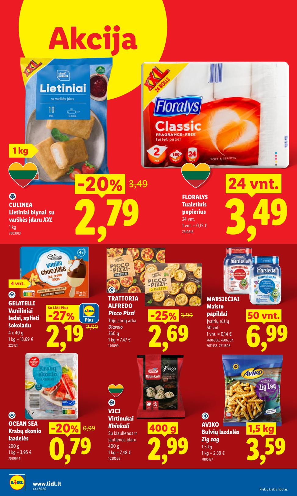 Naujas LIDL leidinys nuo 2026.10.26 iki 2026.11.01