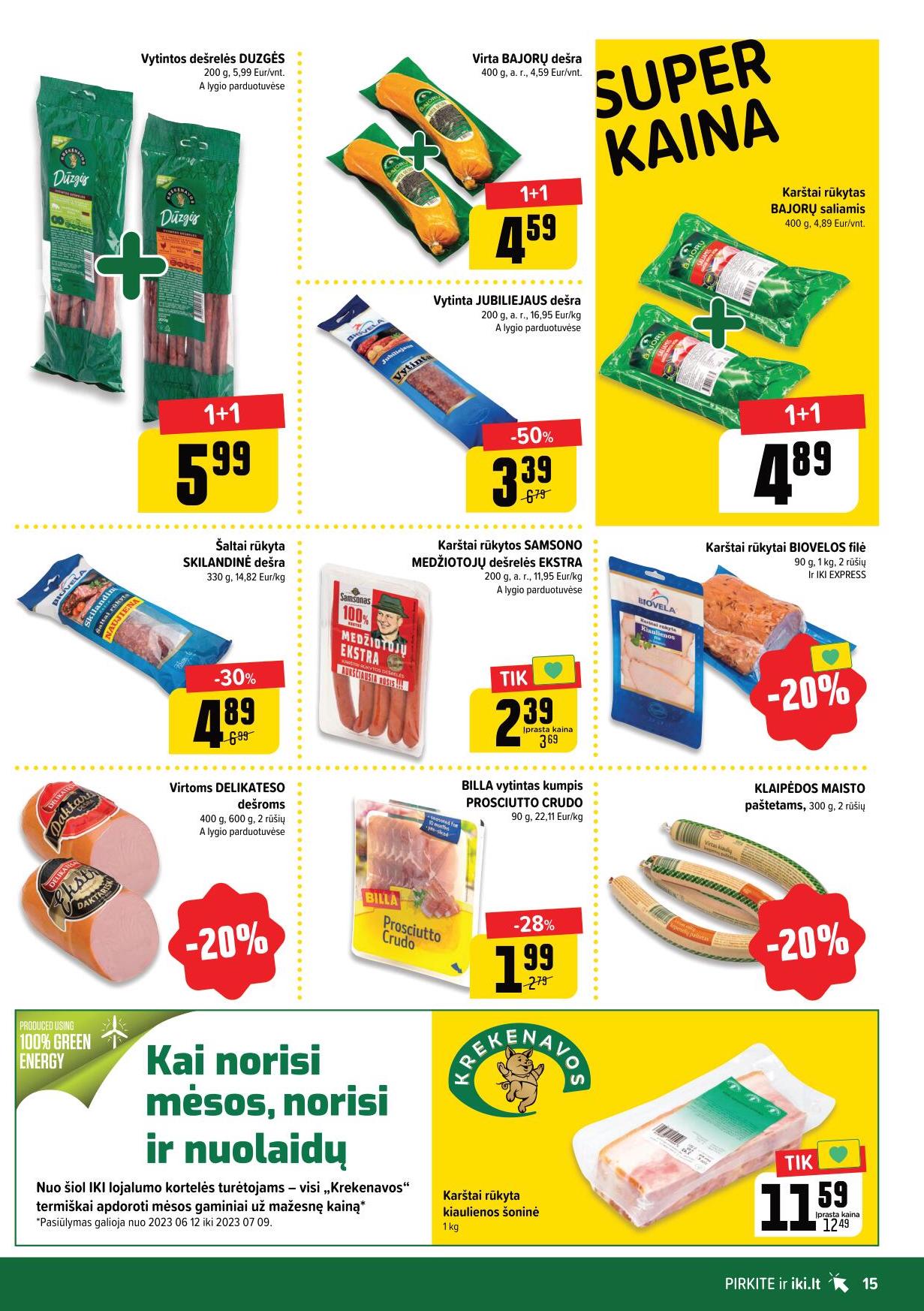 Naujausias IKI kaininis katalogas 2023.06.26 - 2023.07.02
